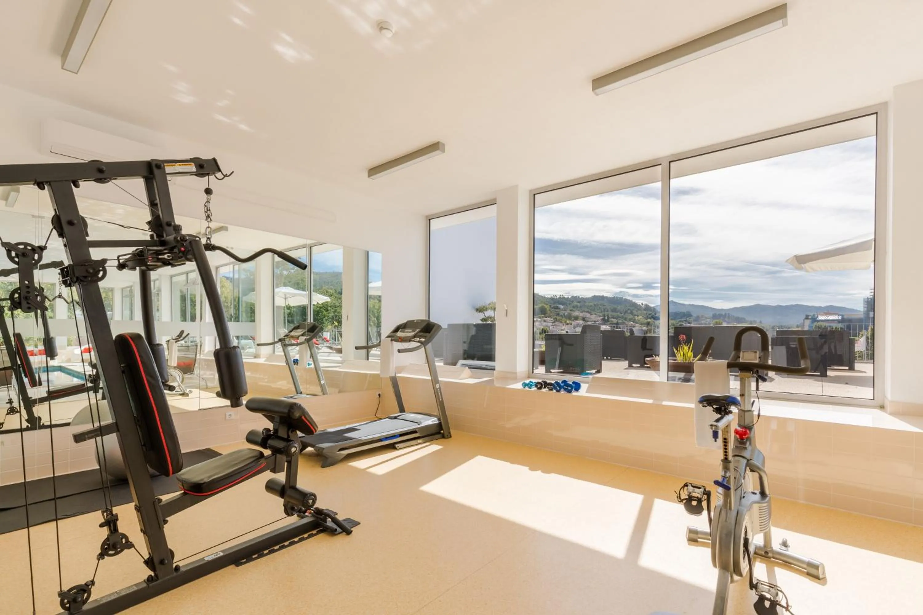 Fitness centre/facilities in Luna Arcos Hotel Nature & Wellness