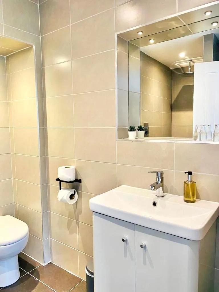Bathroom in Mode Apartments St Annes