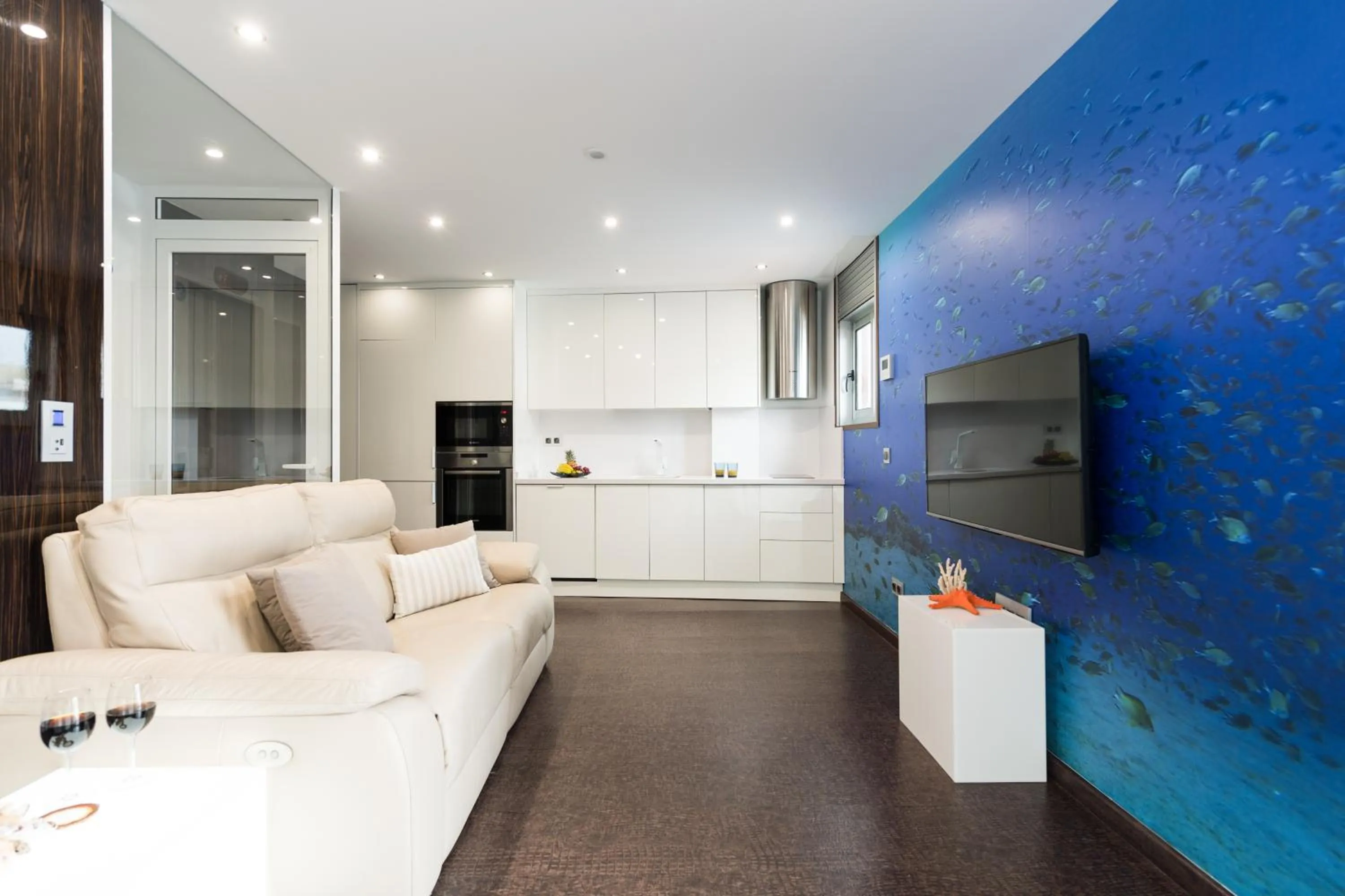 Kitchen or kitchenette in Wavia Hotel - Adults only