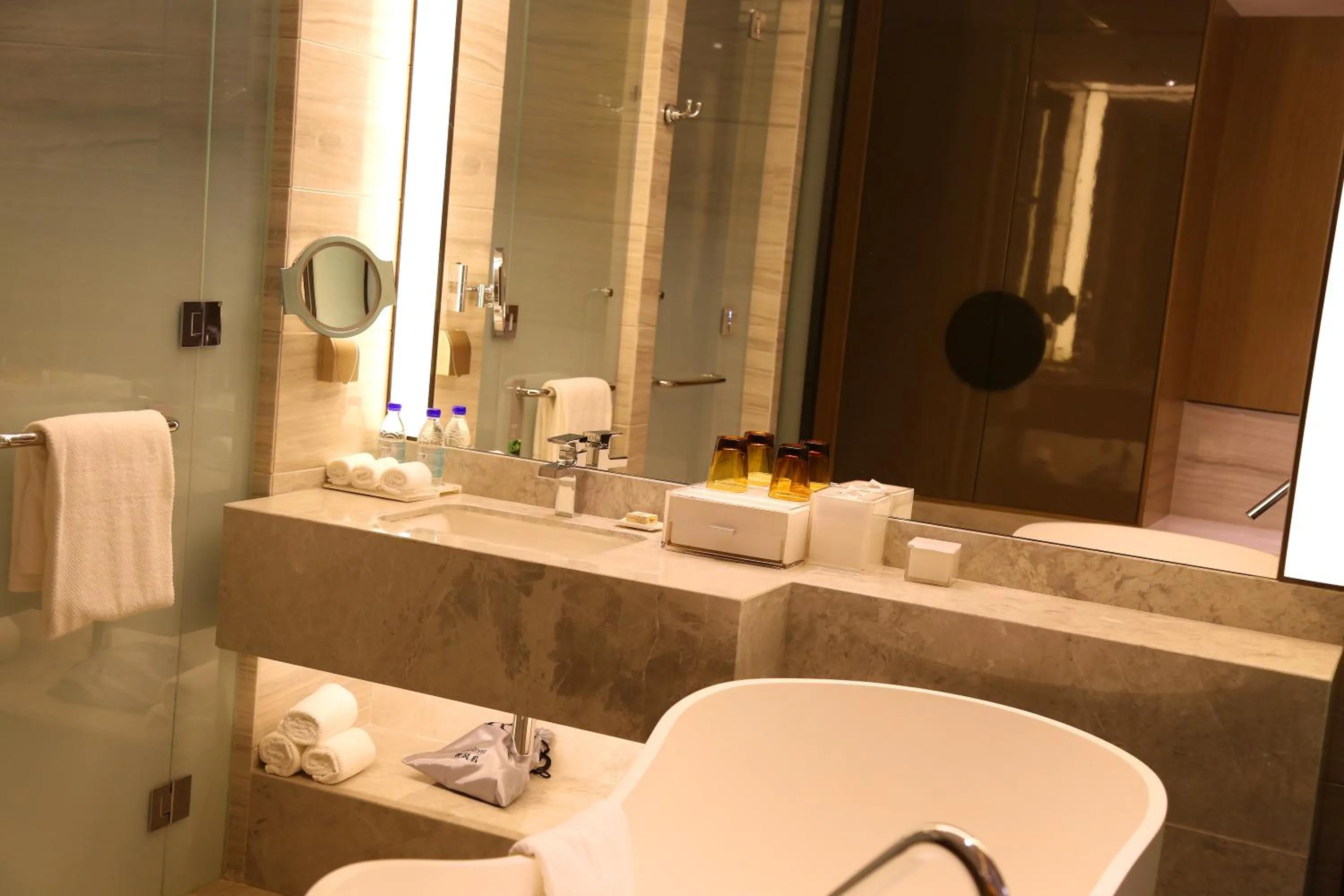 Bathroom in Renaissance Suzhou Wujiang Hotel