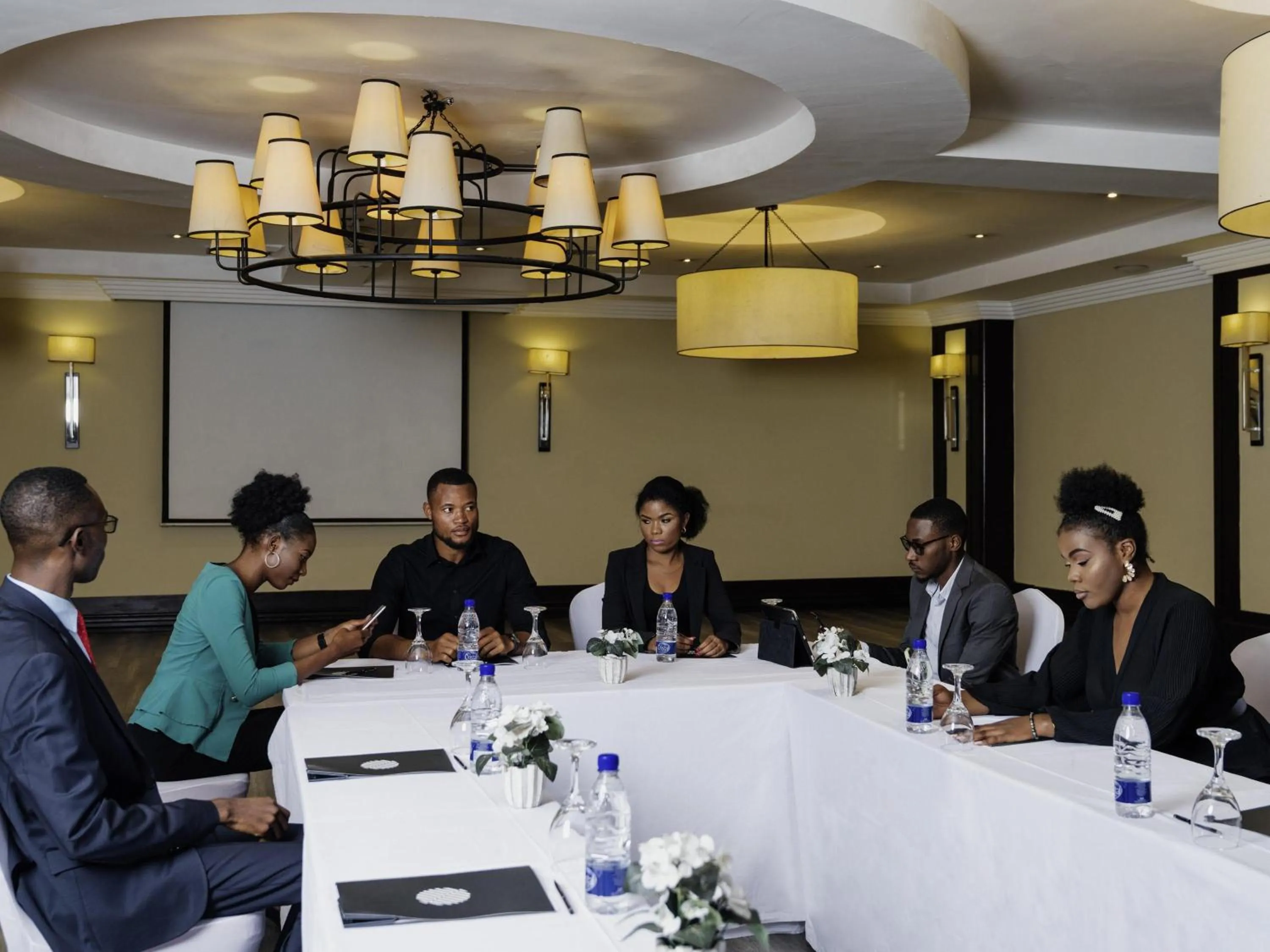 Meeting/conference room in Pullman Lubumbashi Grand Karavia.