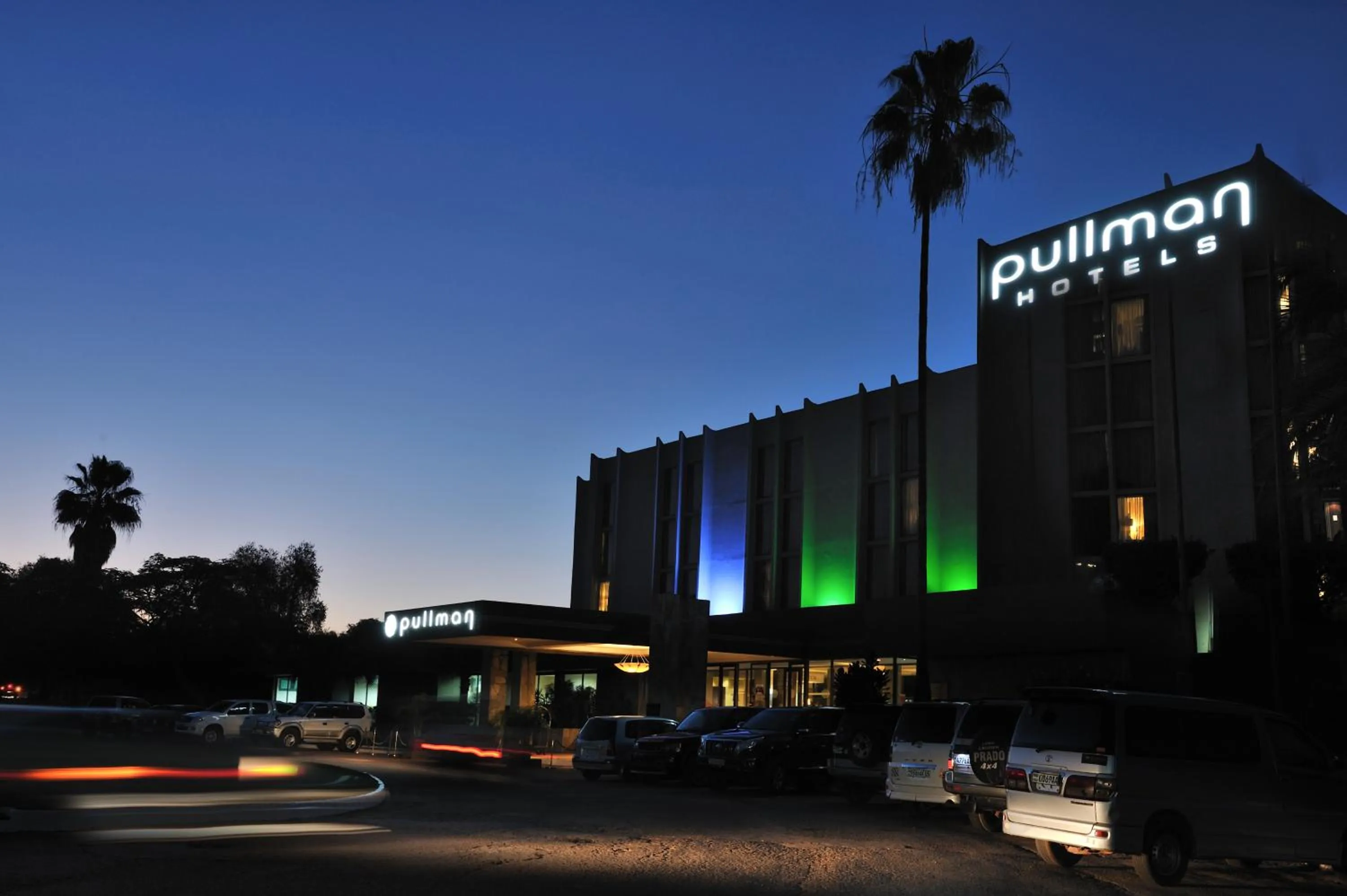 Facade/entrance in Pullman Lubumbashi Grand Karavia.