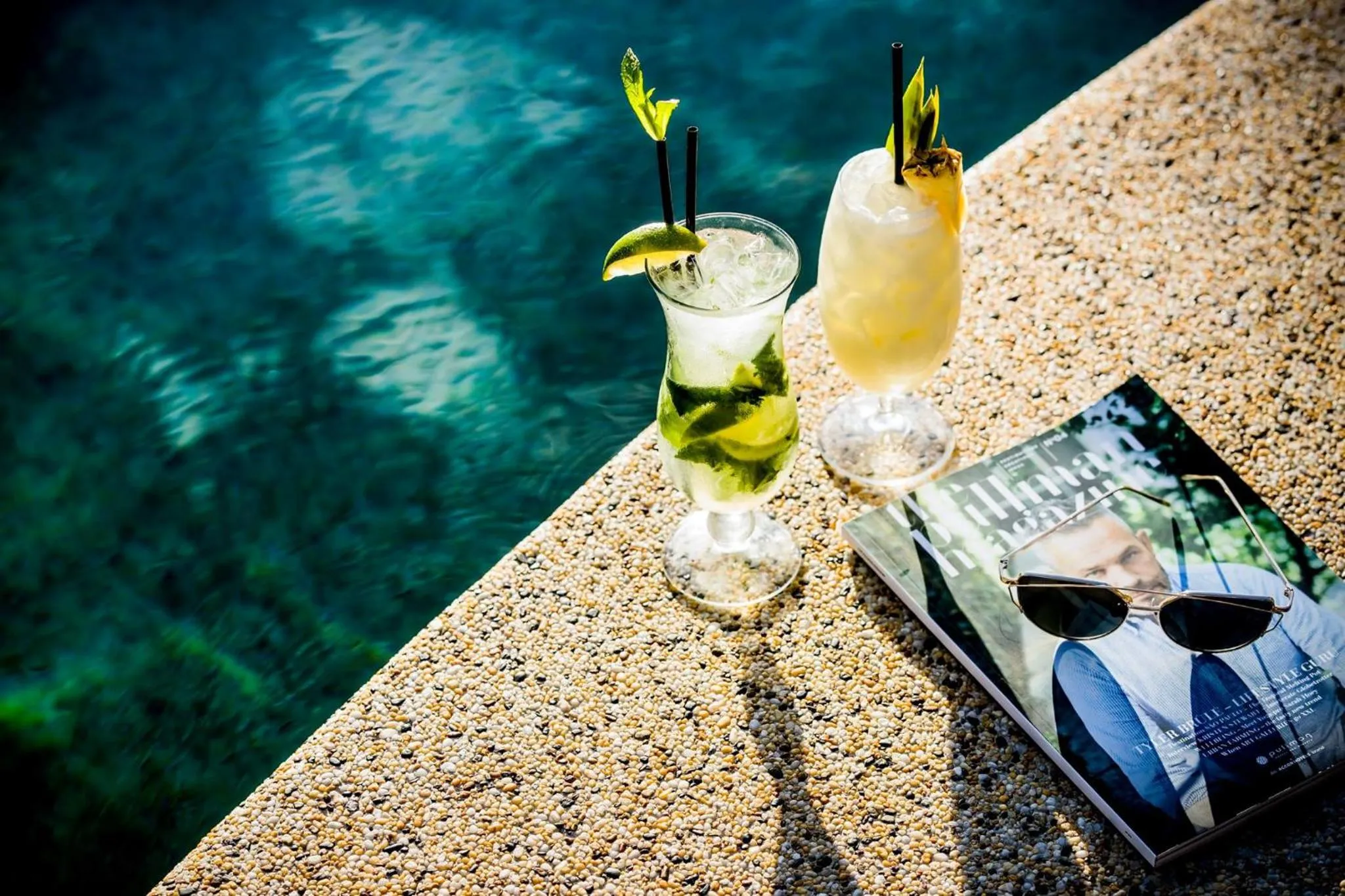 Swimming pool in Pullman Lubumbashi Grand Karavia.