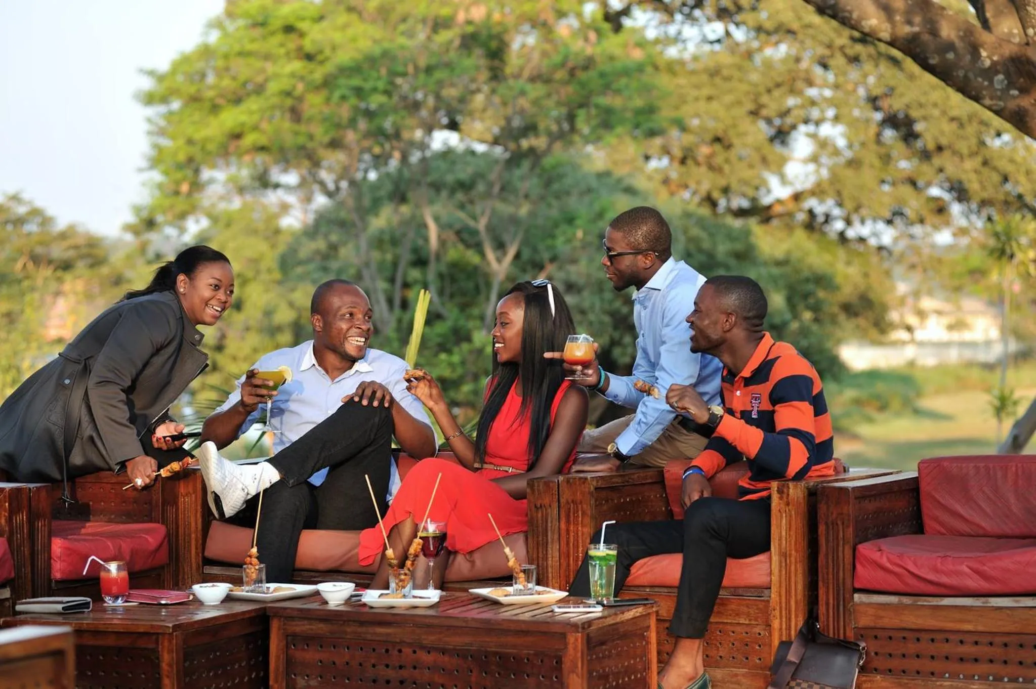 group of guests in Pullman Lubumbashi Grand Karavia.