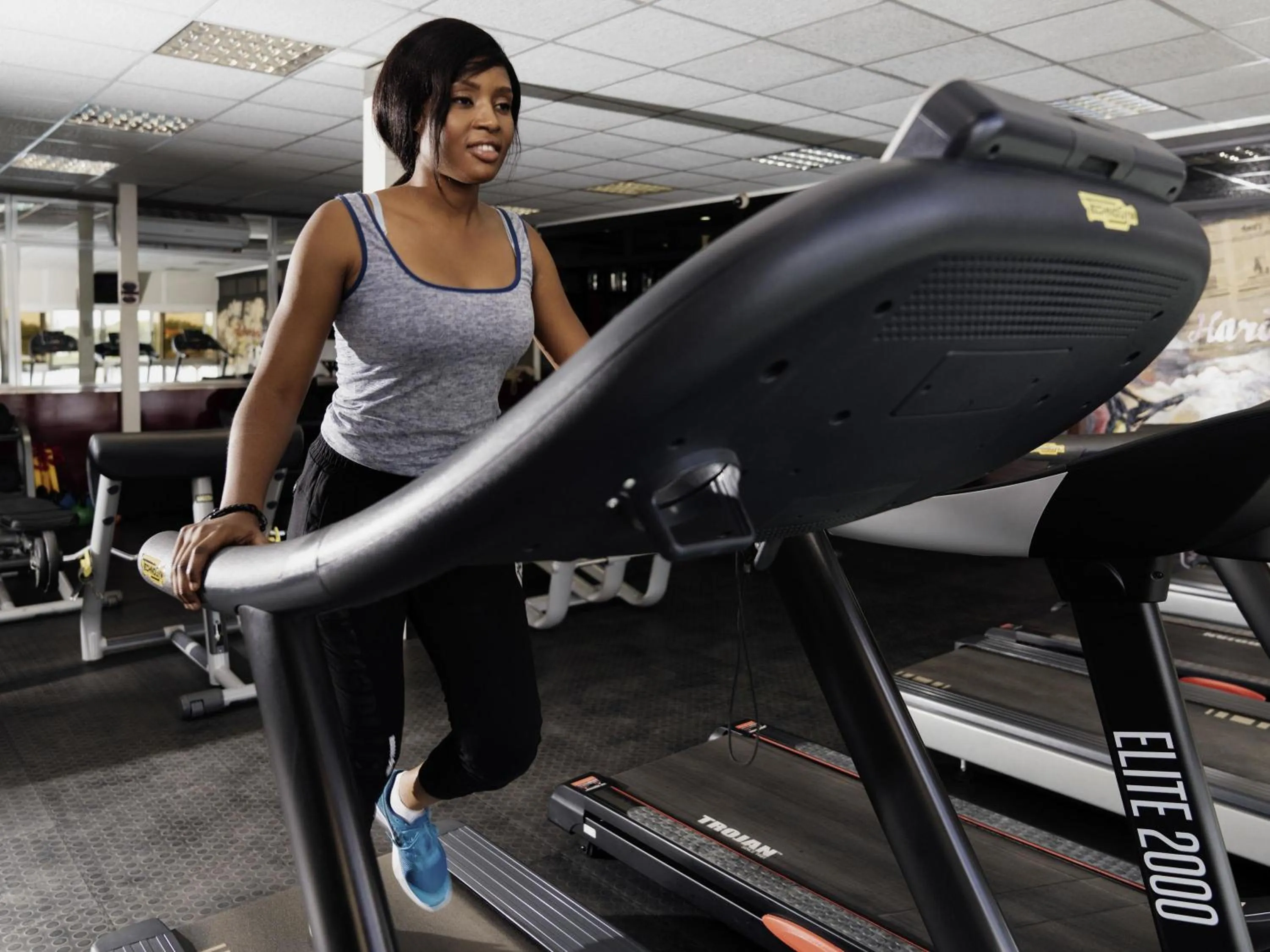 Fitness centre/facilities in Pullman Lubumbashi Grand Karavia.