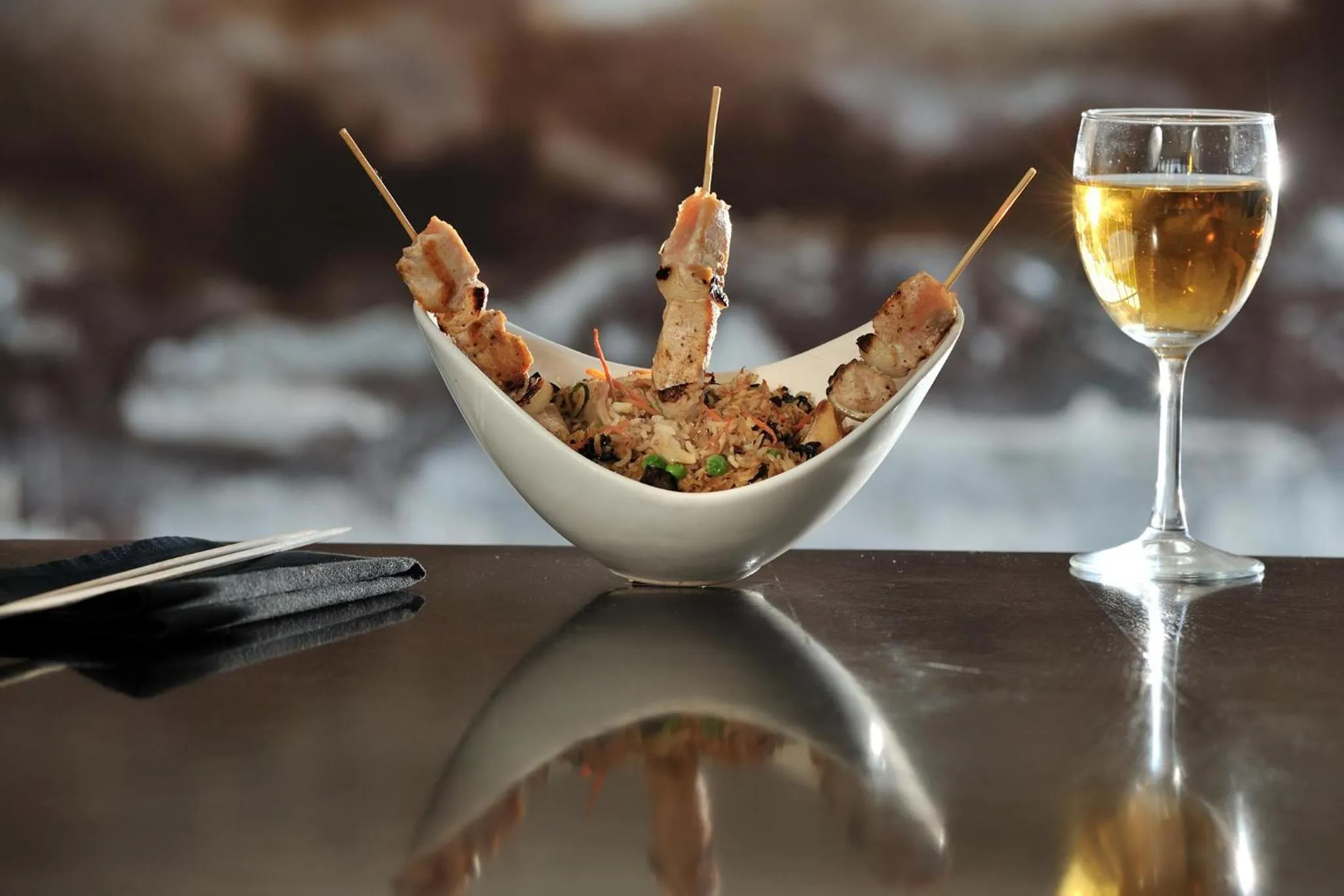 Food and drinks in Pullman Lubumbashi Grand Karavia.