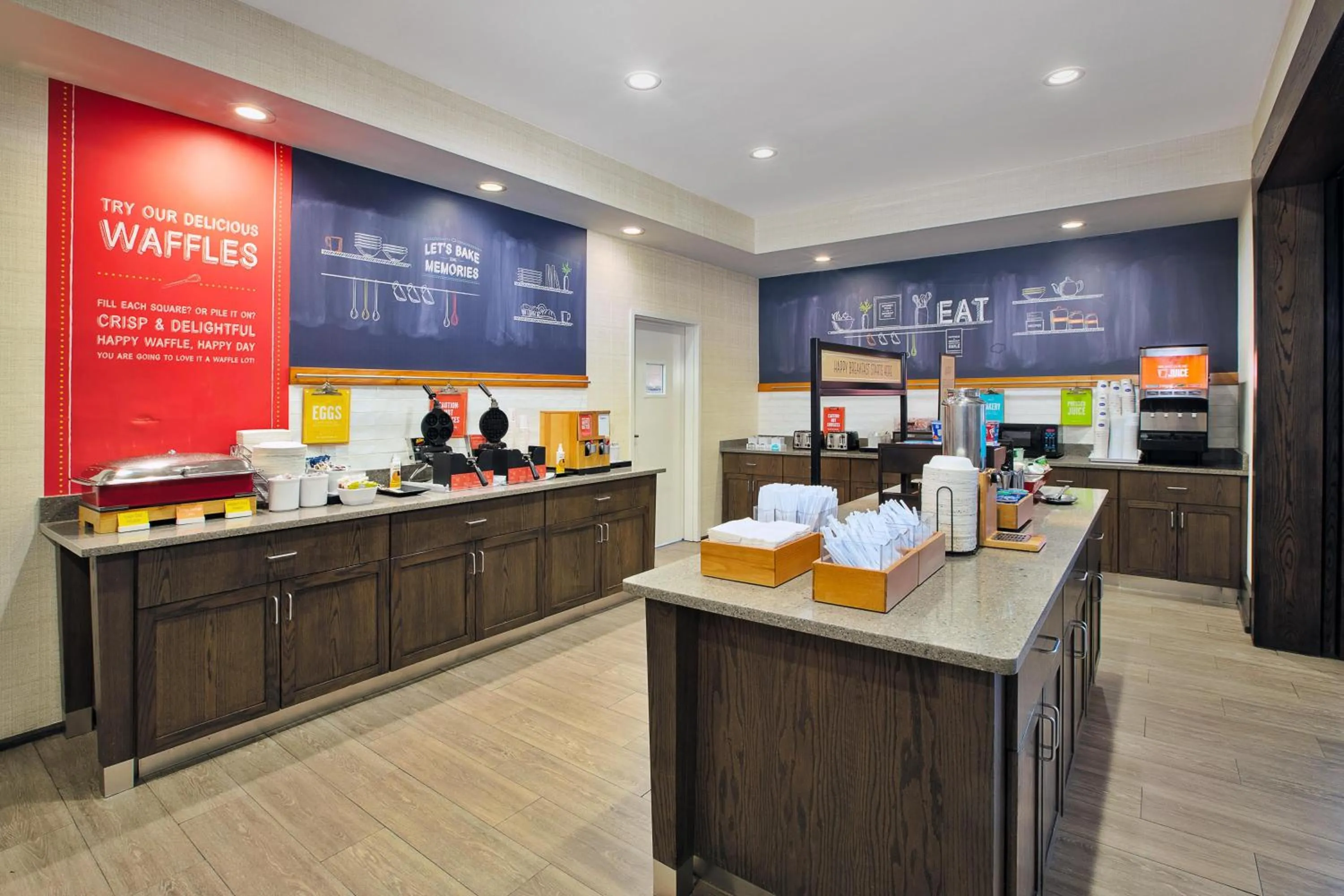 Breakfast in Hampton Inn North Little Rock McCain Mall, AR