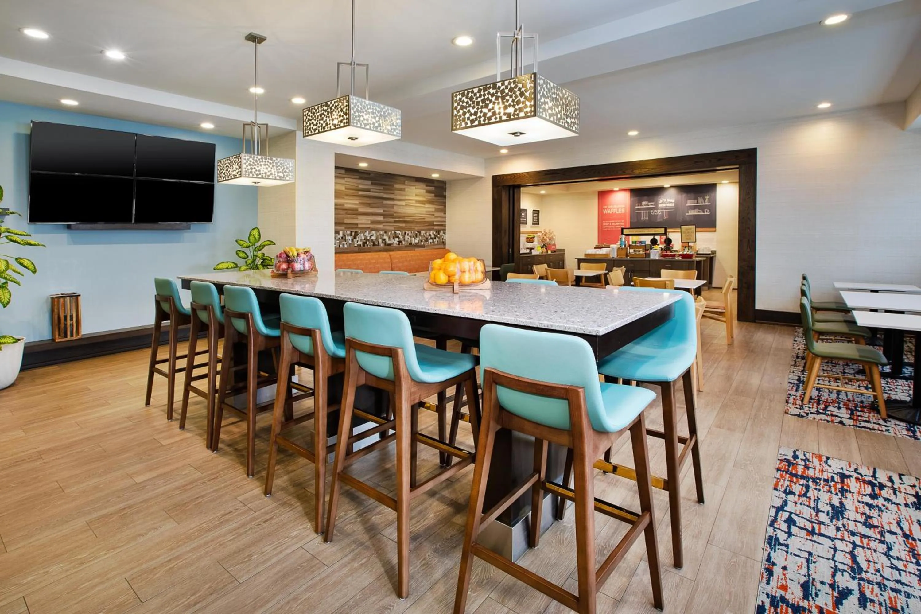 Breakfast in Hampton Inn North Little Rock McCain Mall, AR