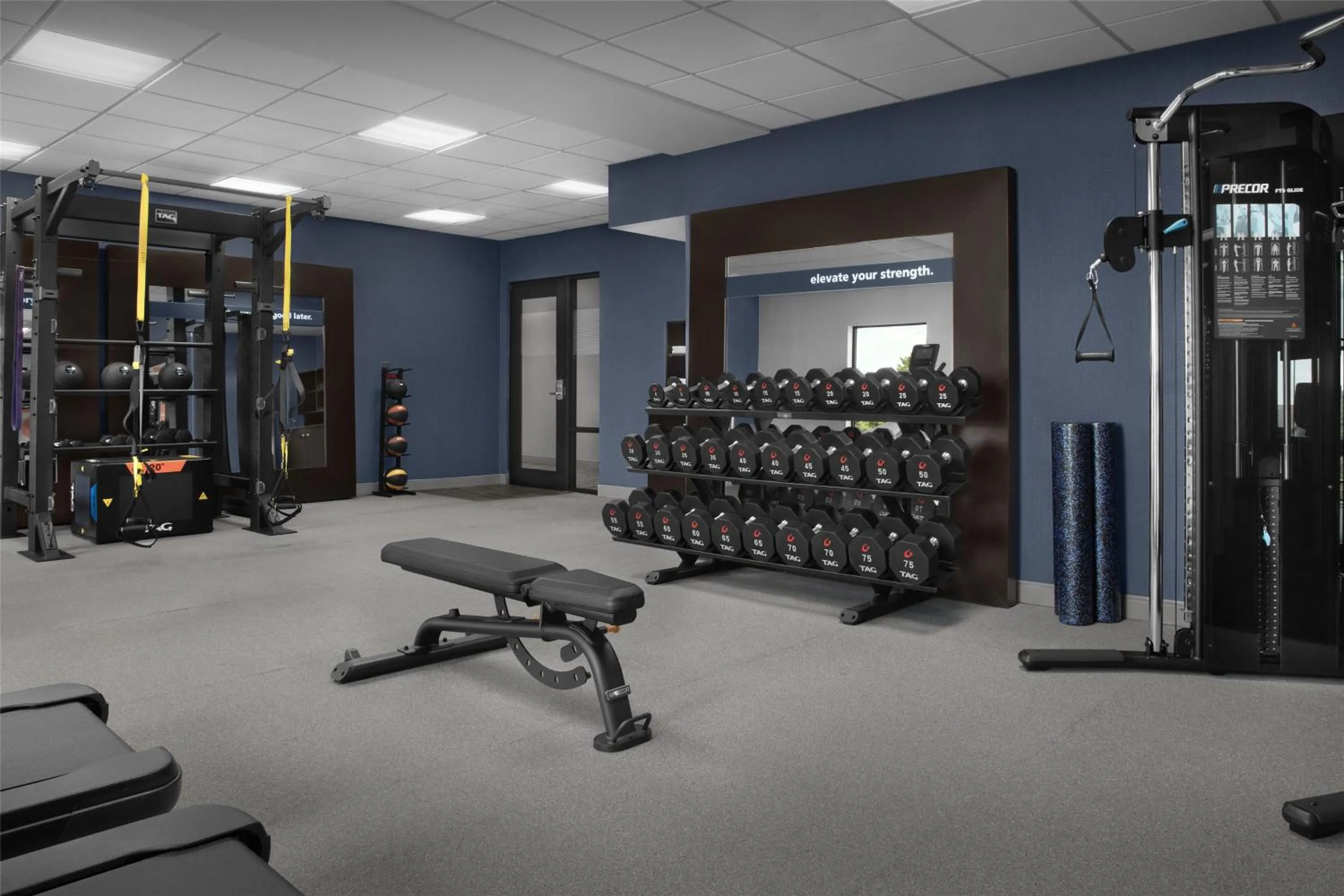Fitness centre/facilities in Hampton Inn and Suites Georgetown/Austin North, TX