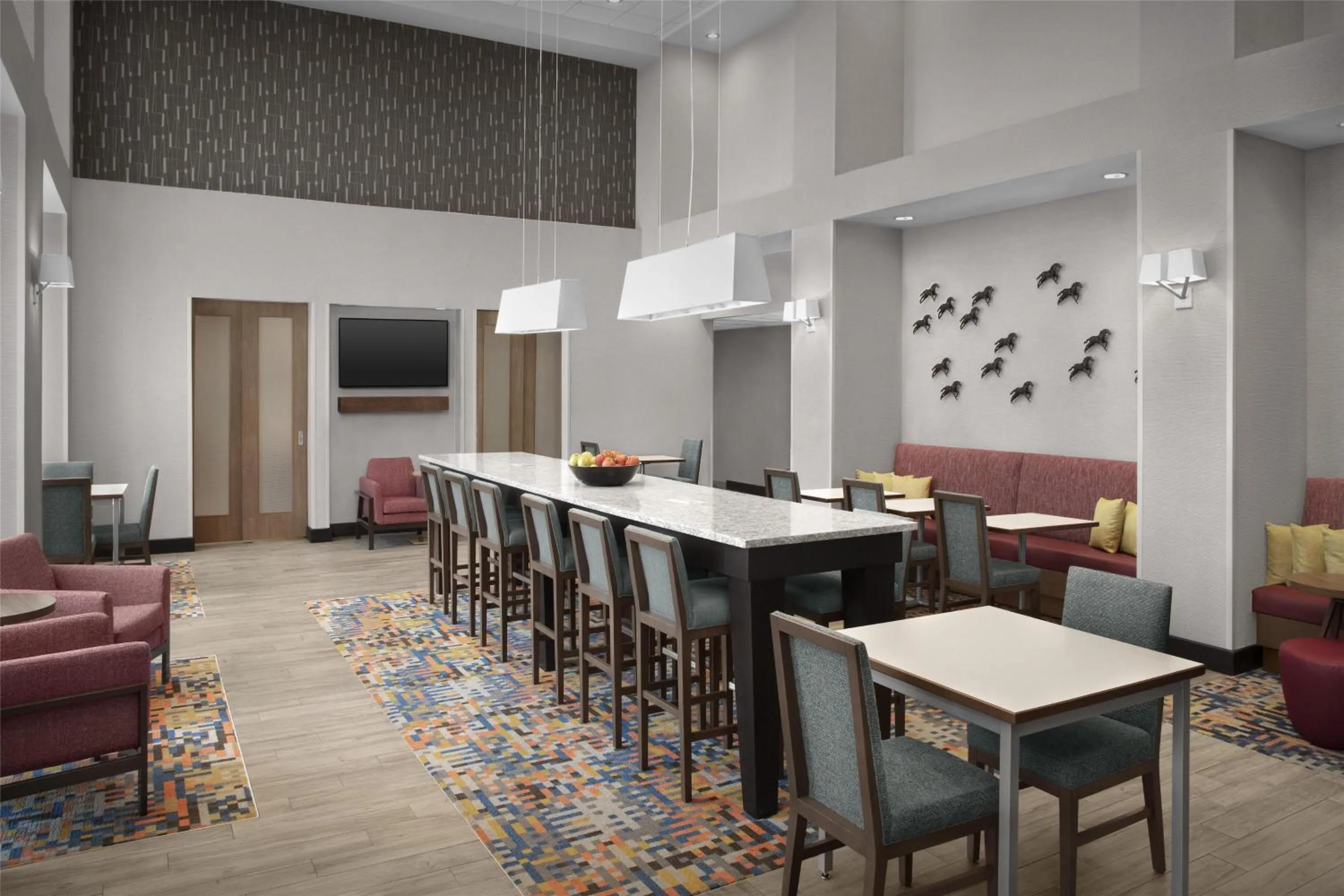 Breakfast in Hampton Inn and Suites Georgetown/Austin North, TX