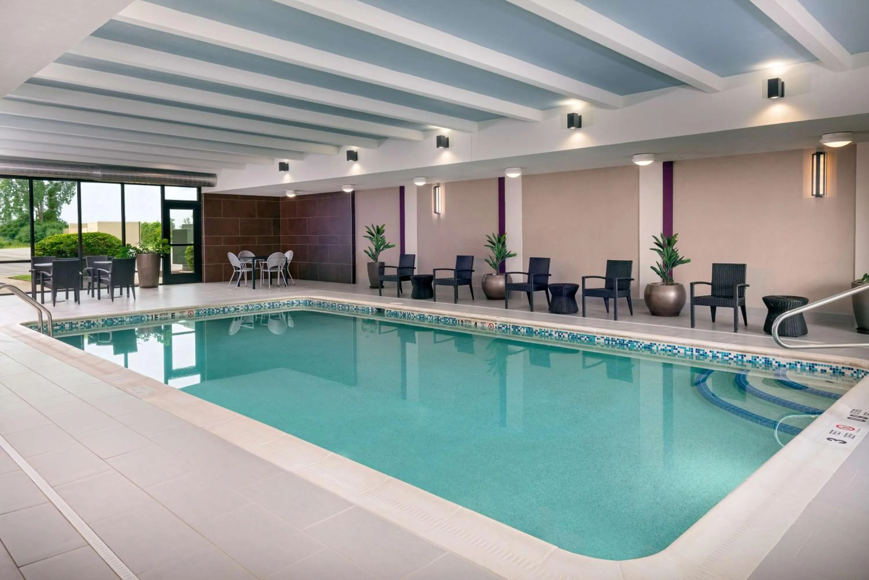 Pool view in Home2 Suites by Hilton Buffalo Airport/ Galleria Mall