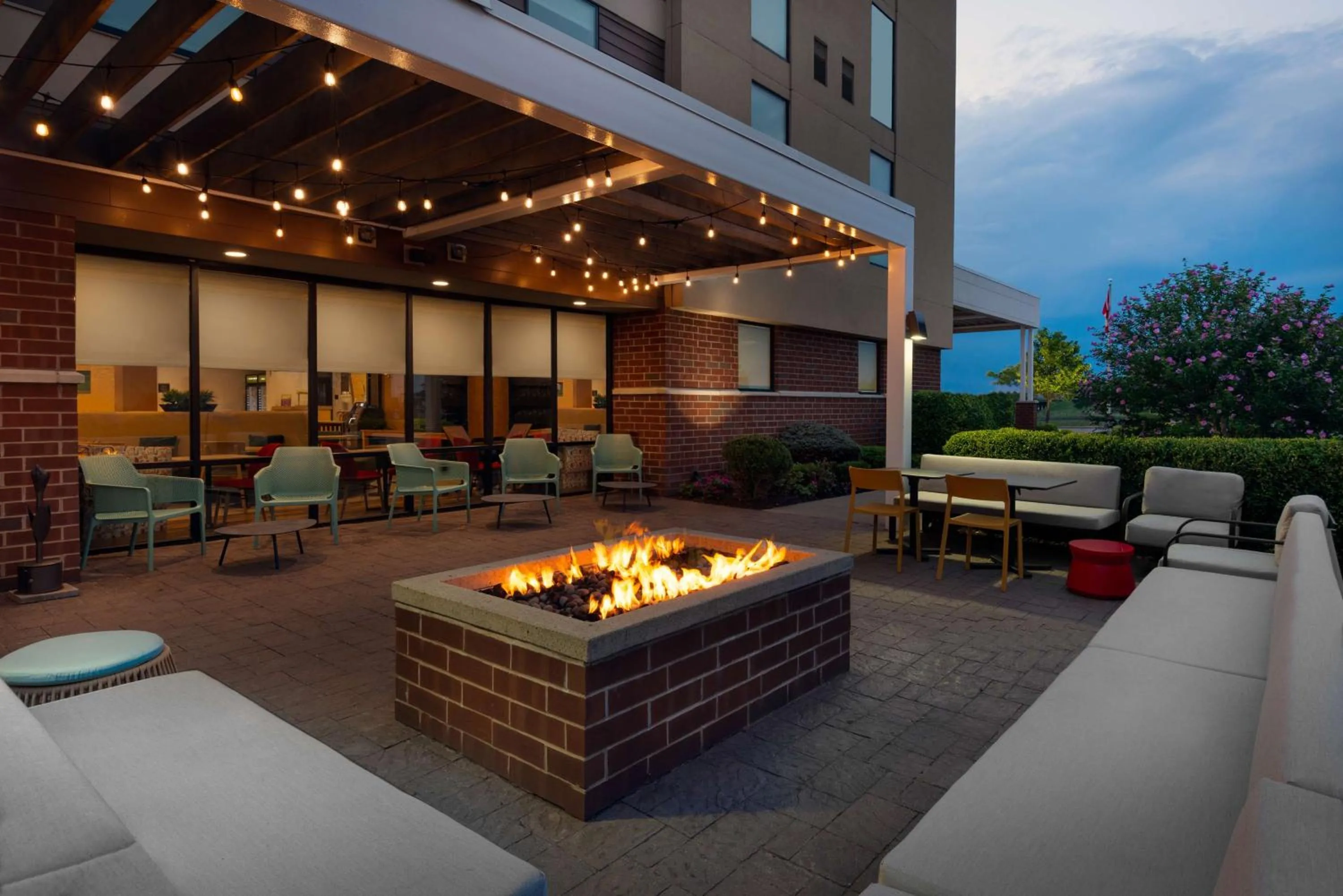 Patio in Home2 Suites by Hilton Buffalo Airport/ Galleria Mall
