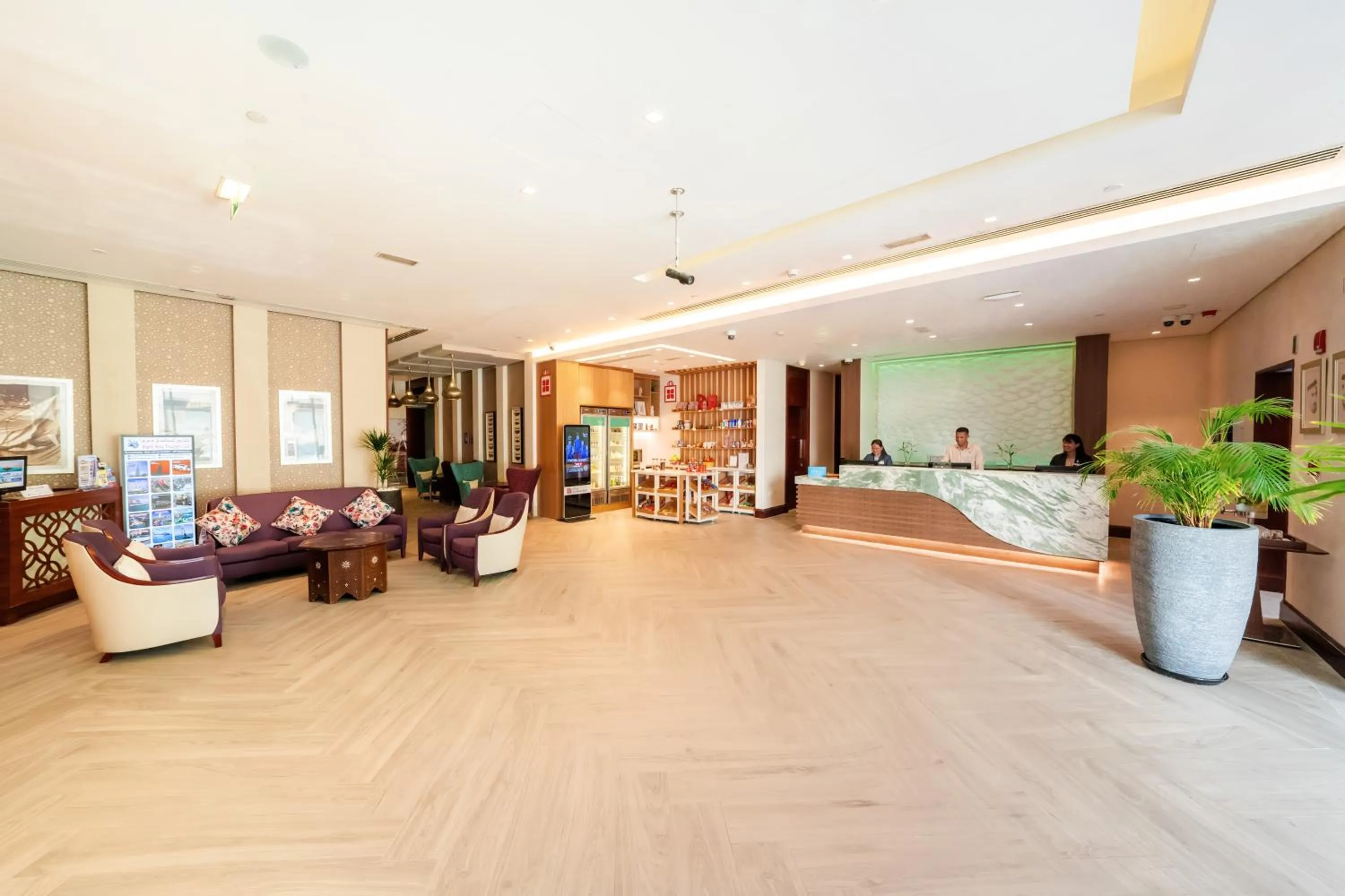 Lobby or reception in Hilton Garden inn Dubai Jumeirah