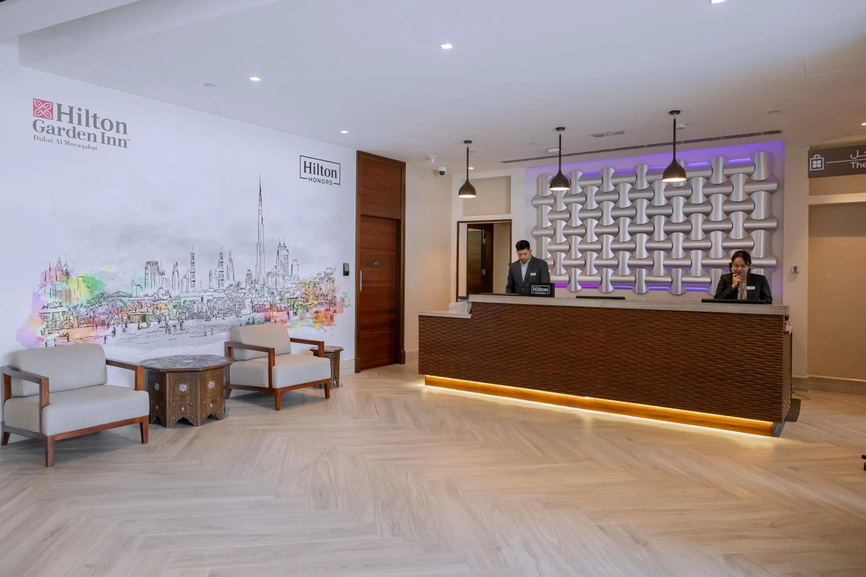 Property building in Hilton Garden Inn Dubai Deira