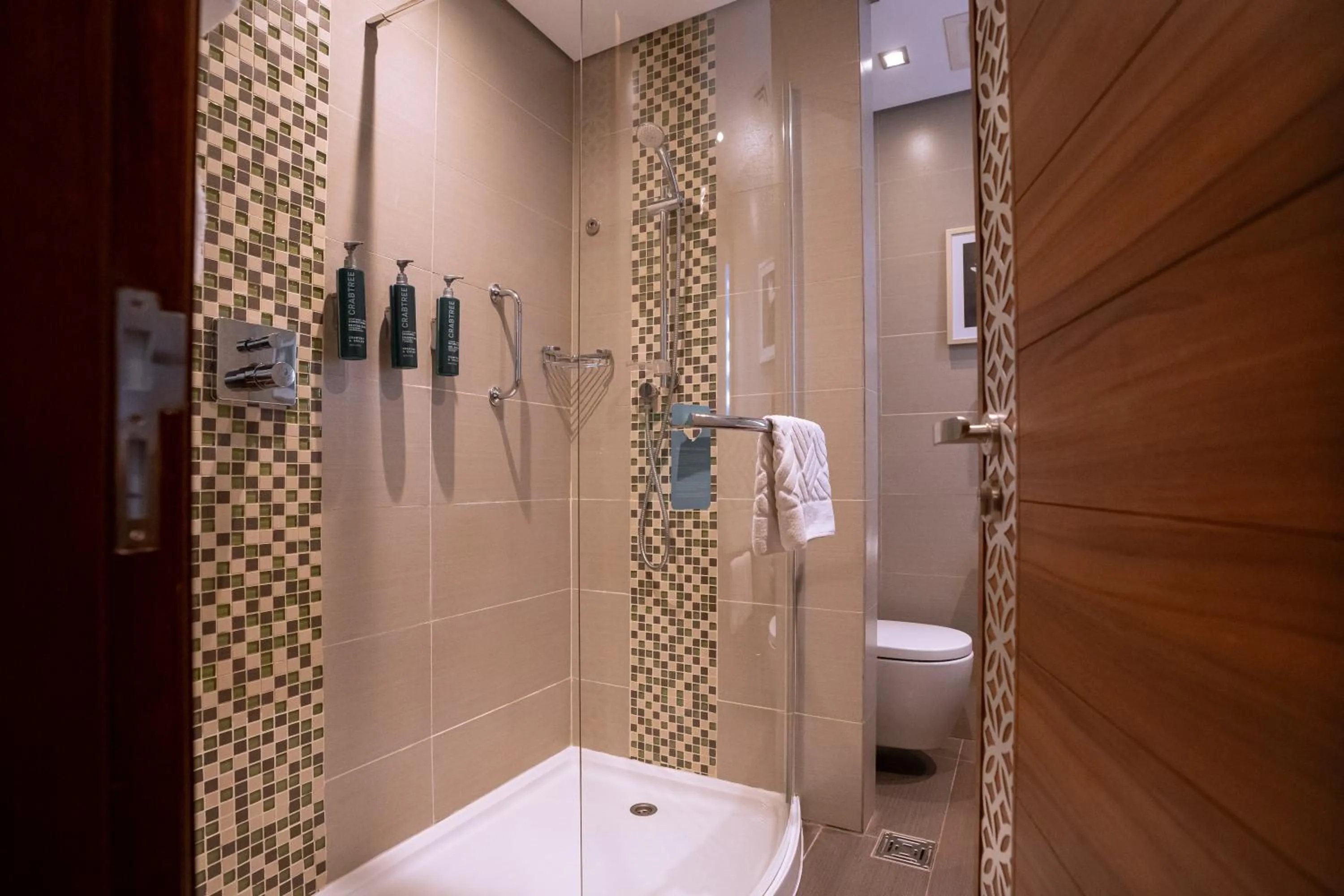 Shower in Hilton Garden Inn Dubai Deira