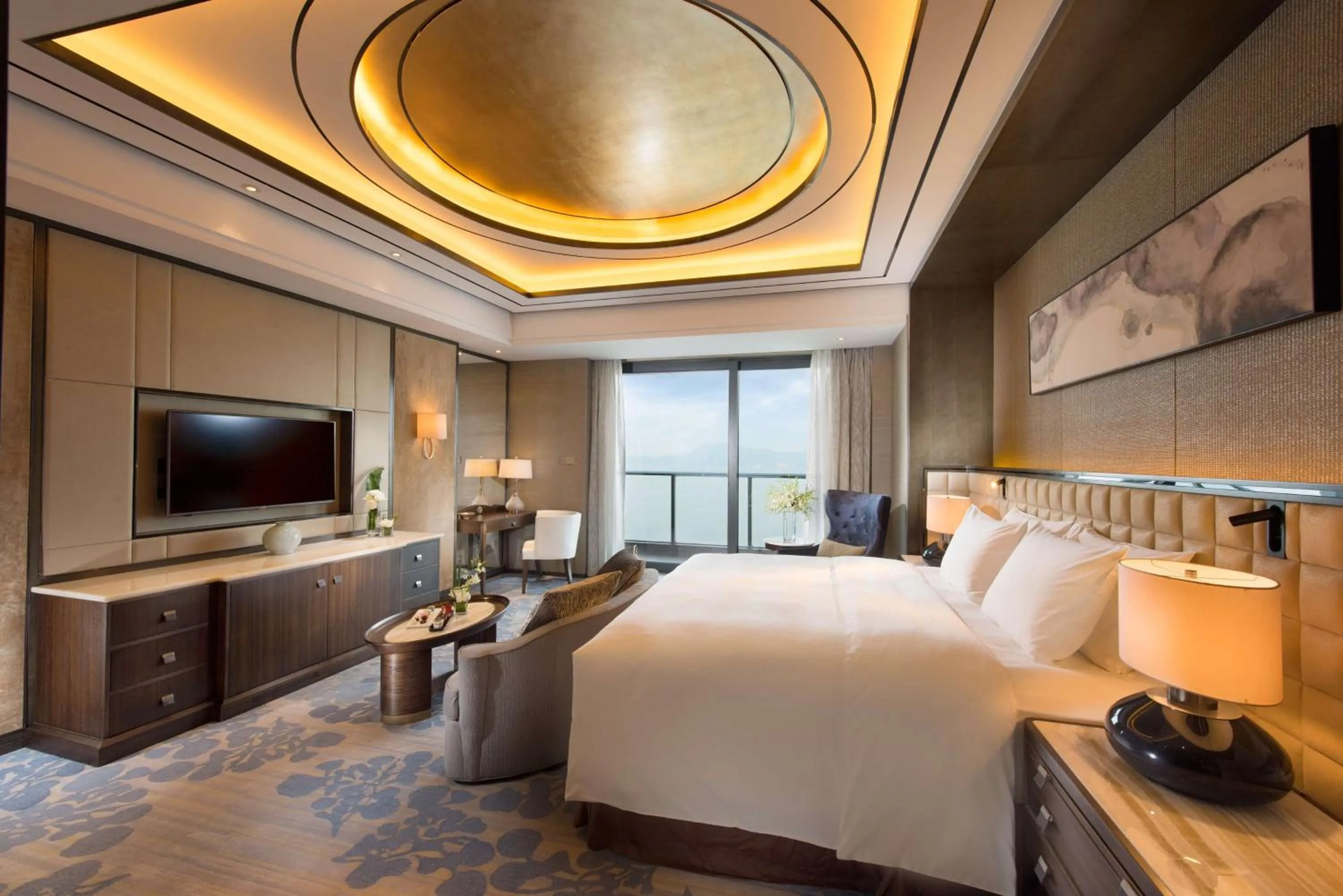 Bedroom, Bed in Hilton Zhoushan