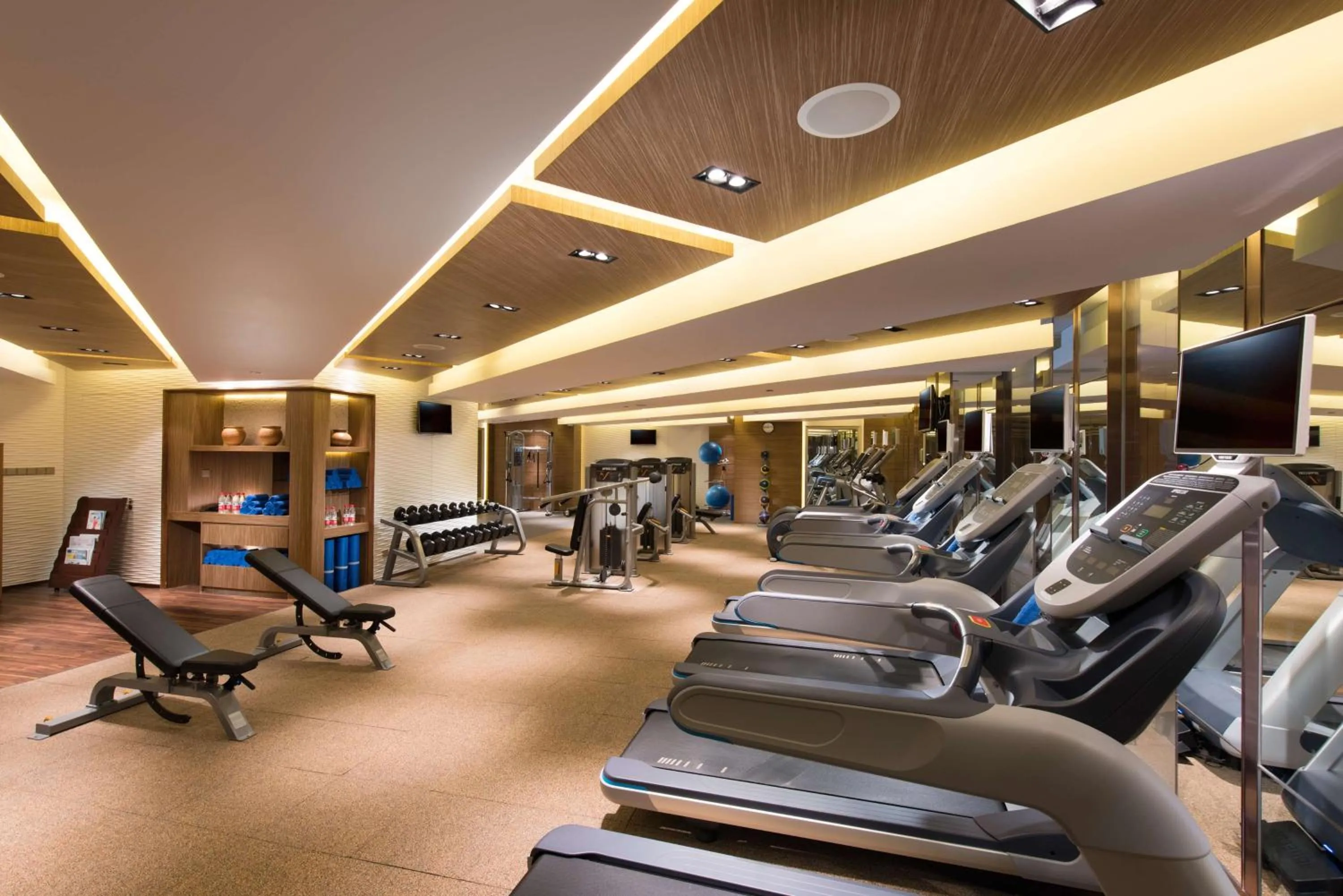 Fitness centre/facilities in Hilton Zhoushan