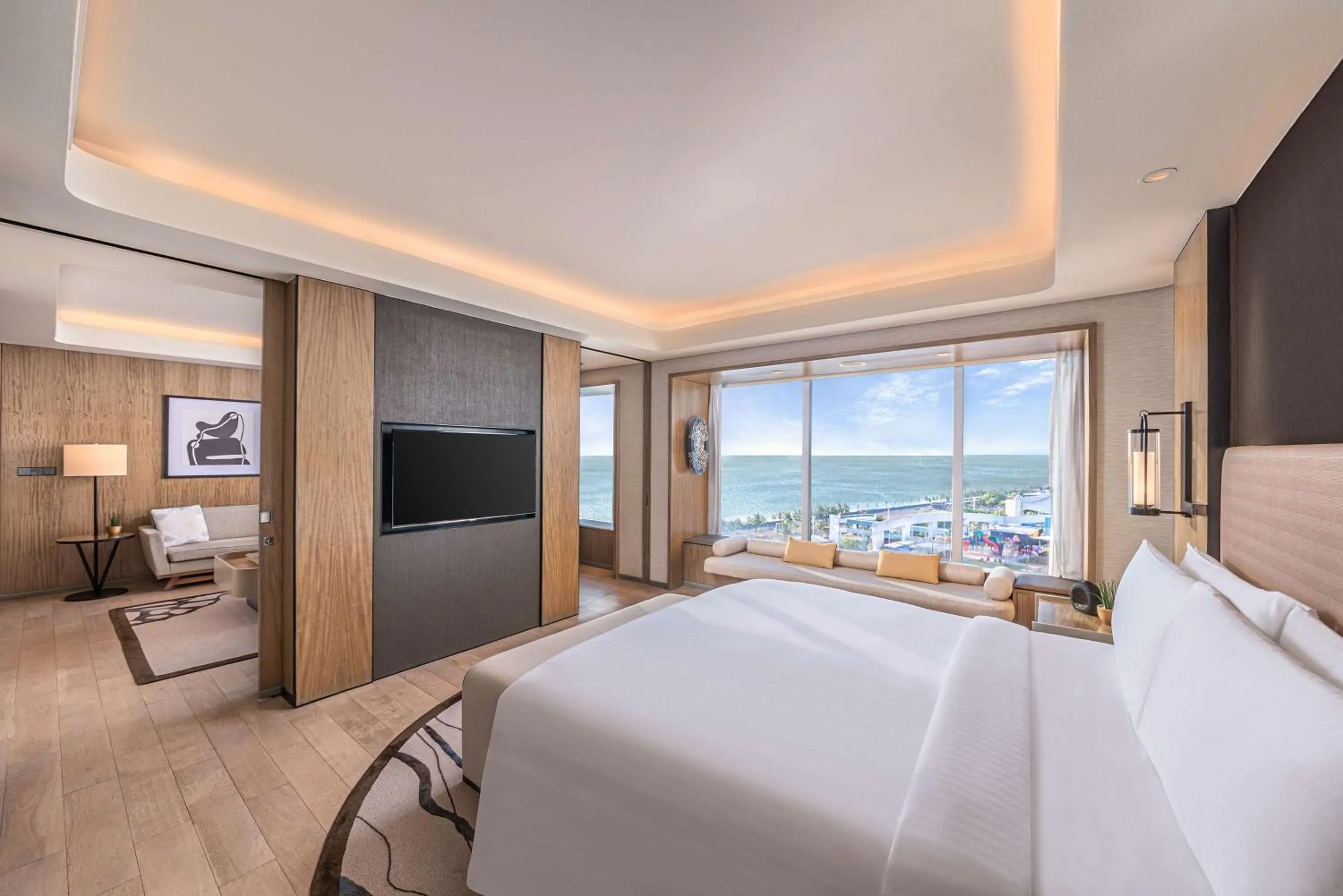 Bed in Conrad Manila