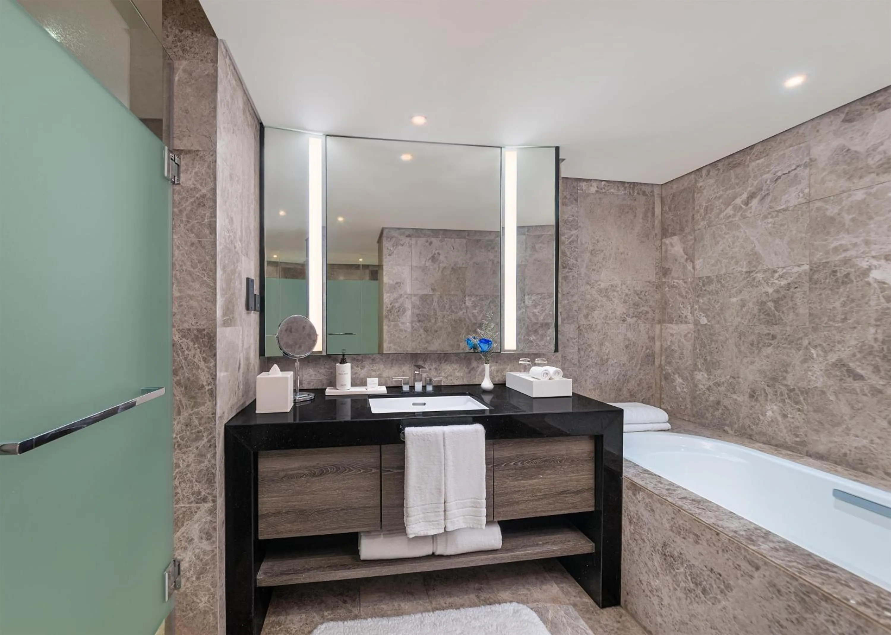 Bathroom in Conrad Manila