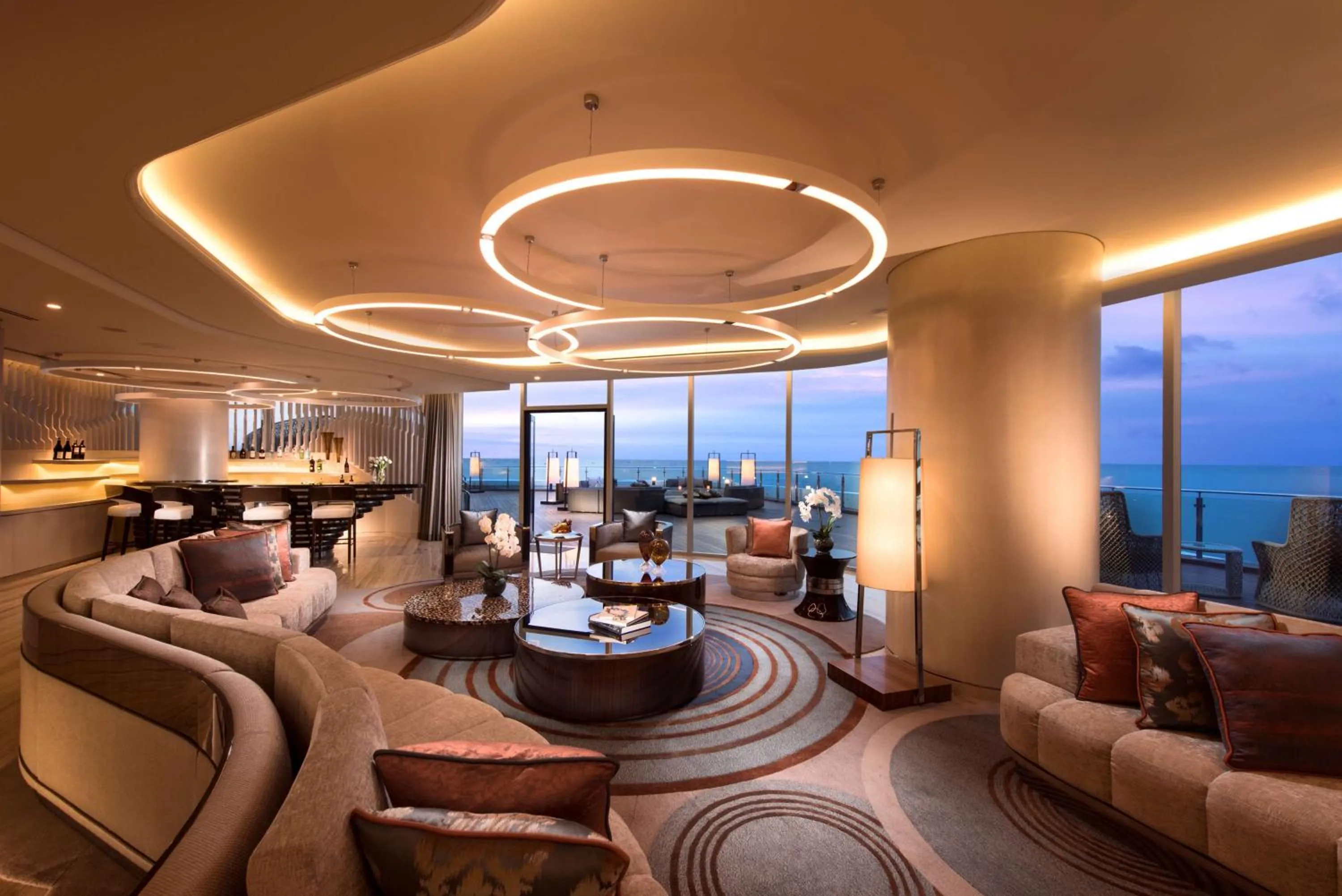 Living room in Conrad Manila