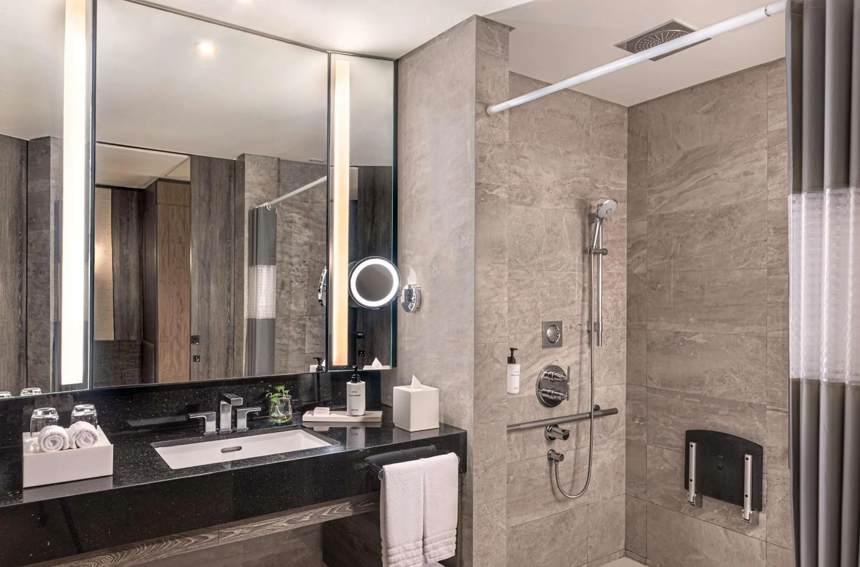 Bathroom in Conrad Manila