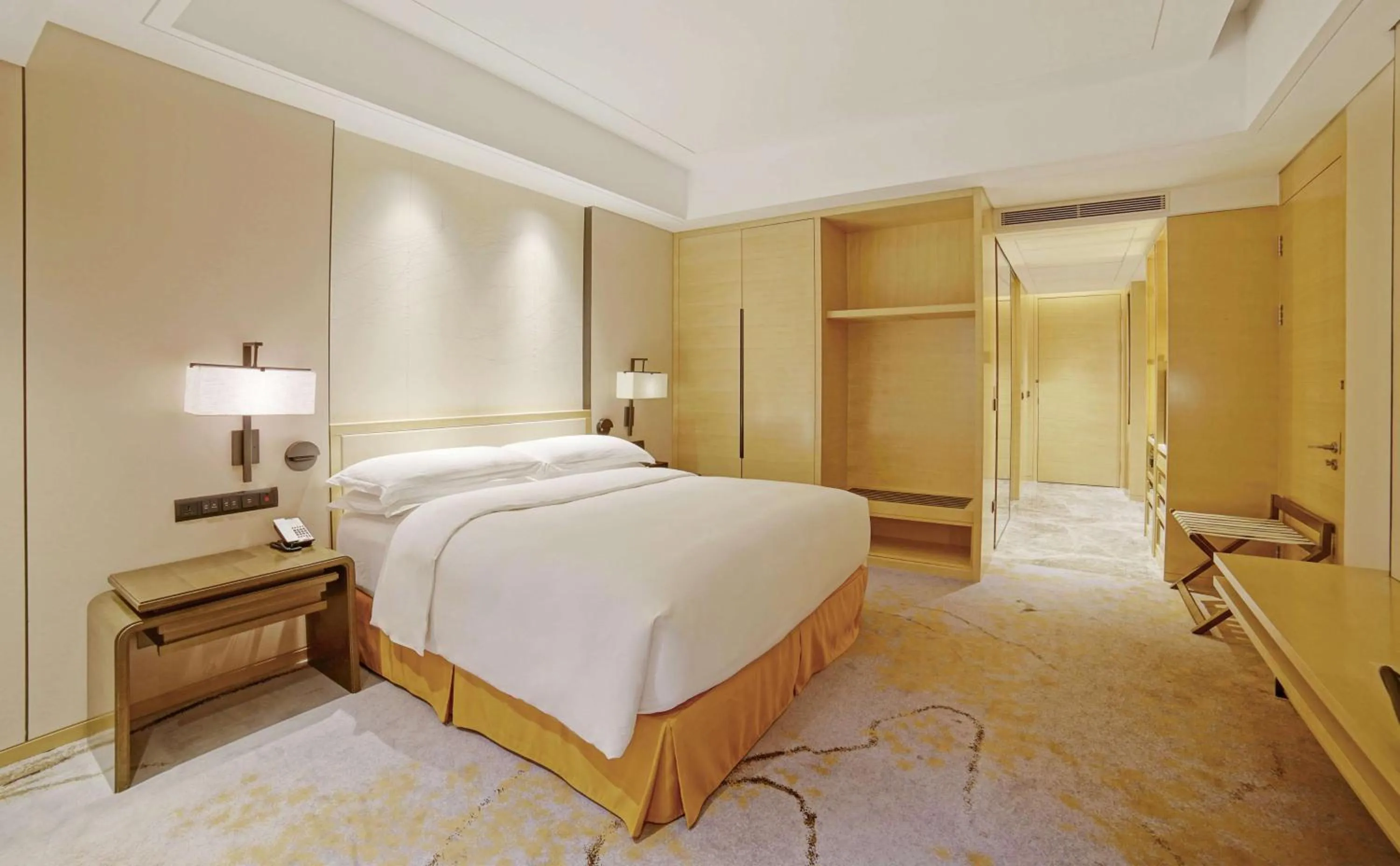 Bed in Hilton Suzhou