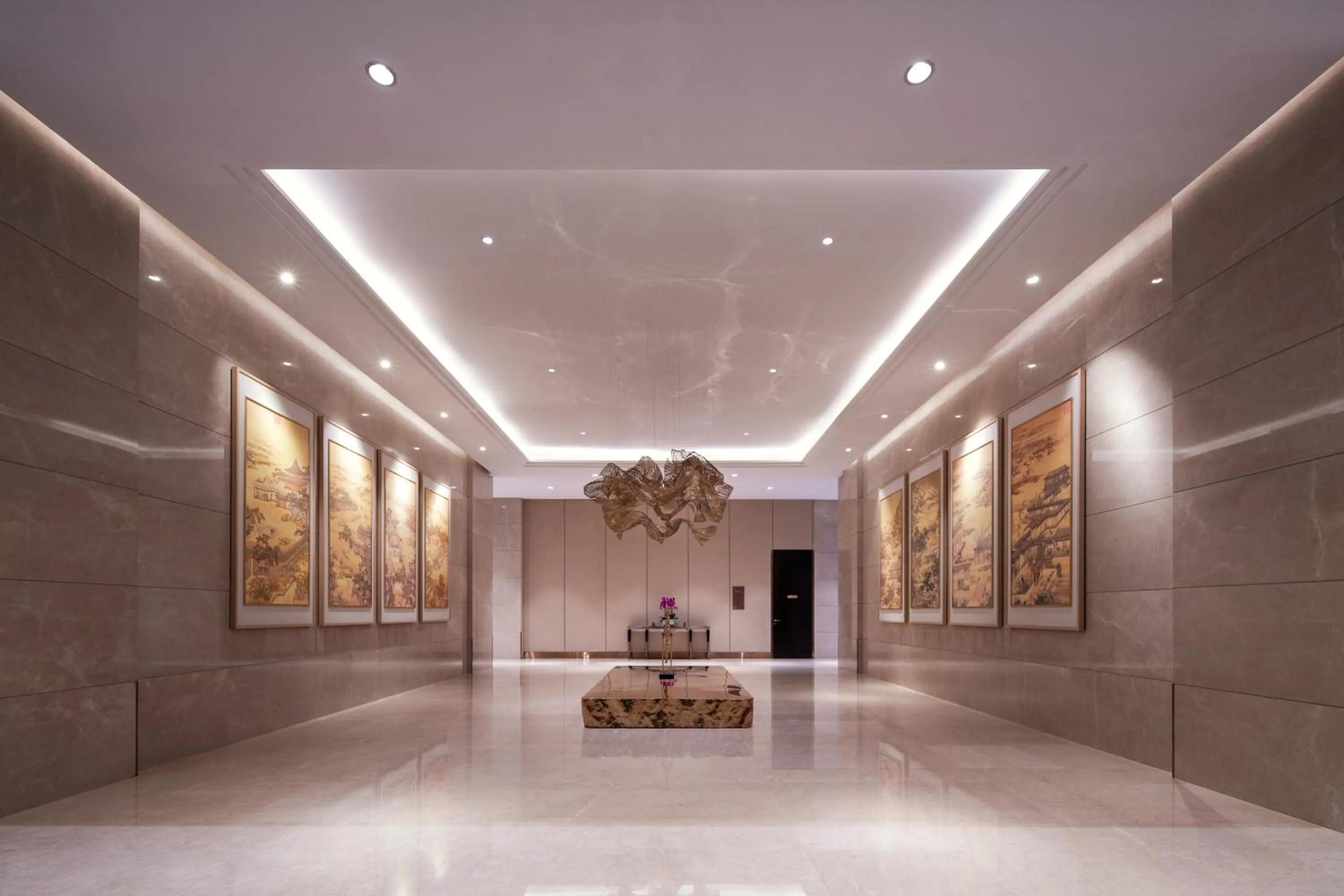 Lobby or reception in Hilton Wuhan Yangtze Riverside