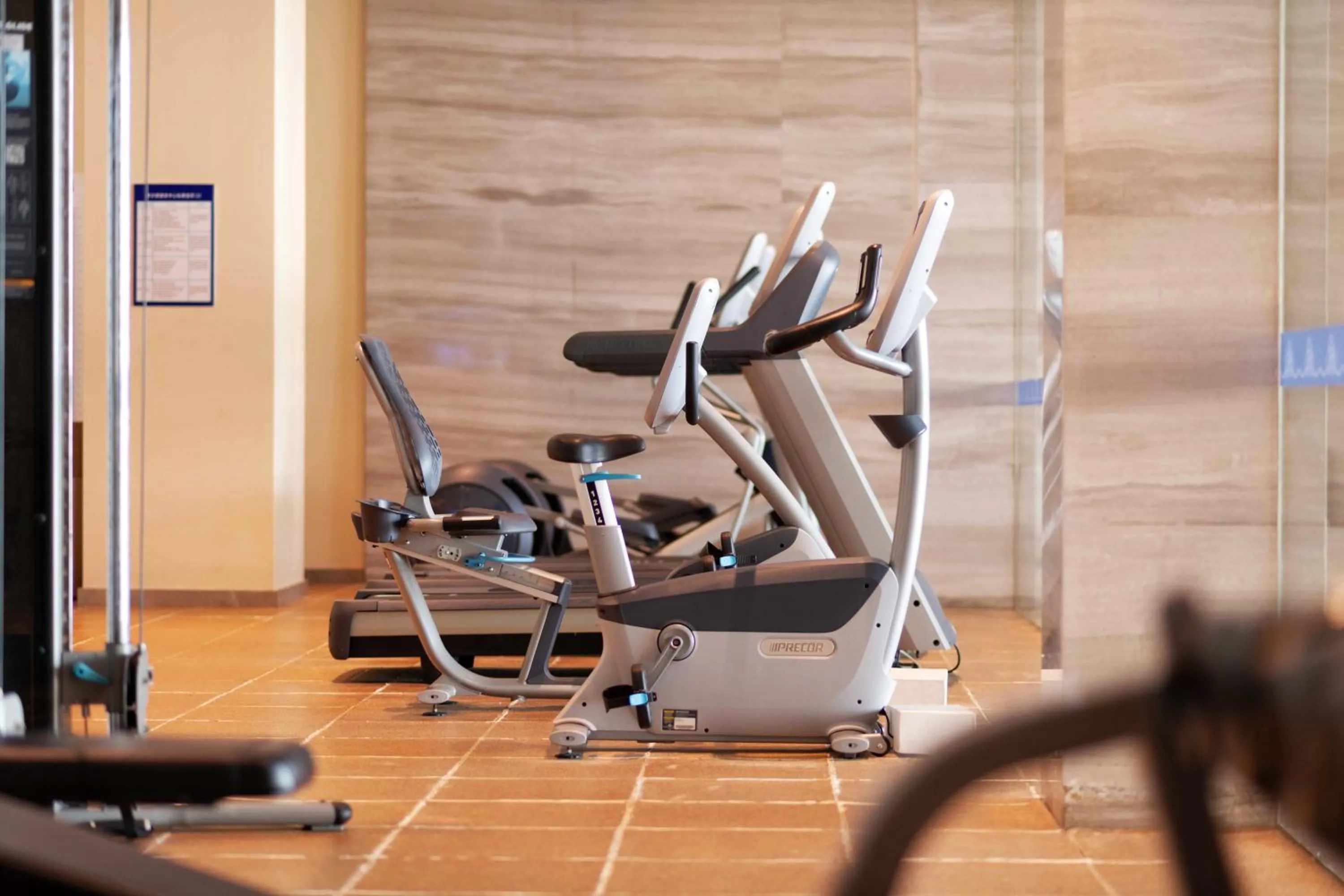 Fitness centre/facilities in Hilton Wuhan Yangtze Riverside