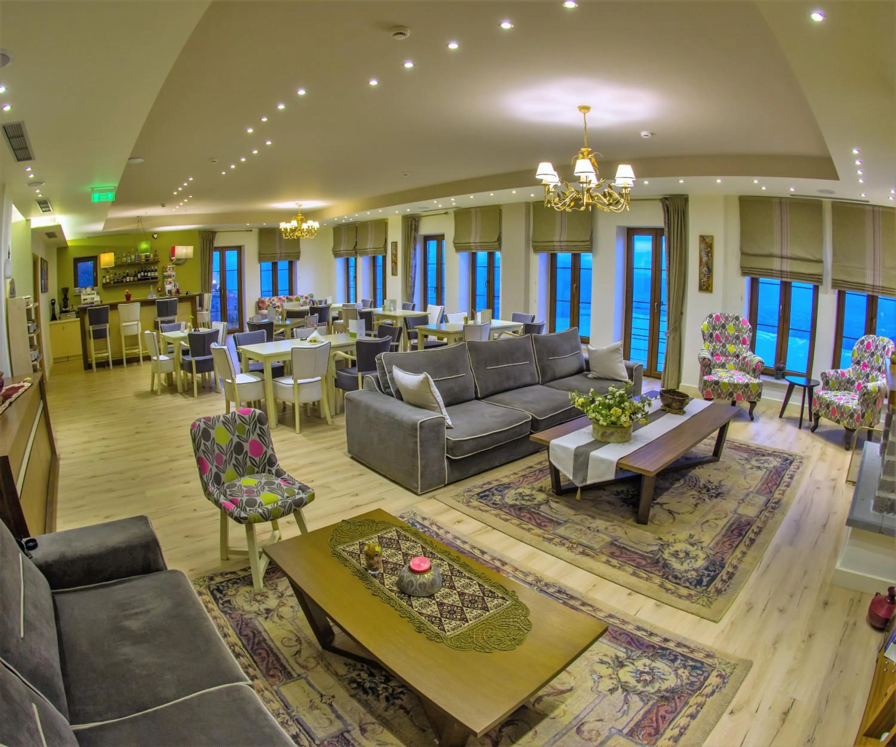 Communal lounge/ TV room in Arktos Hotel