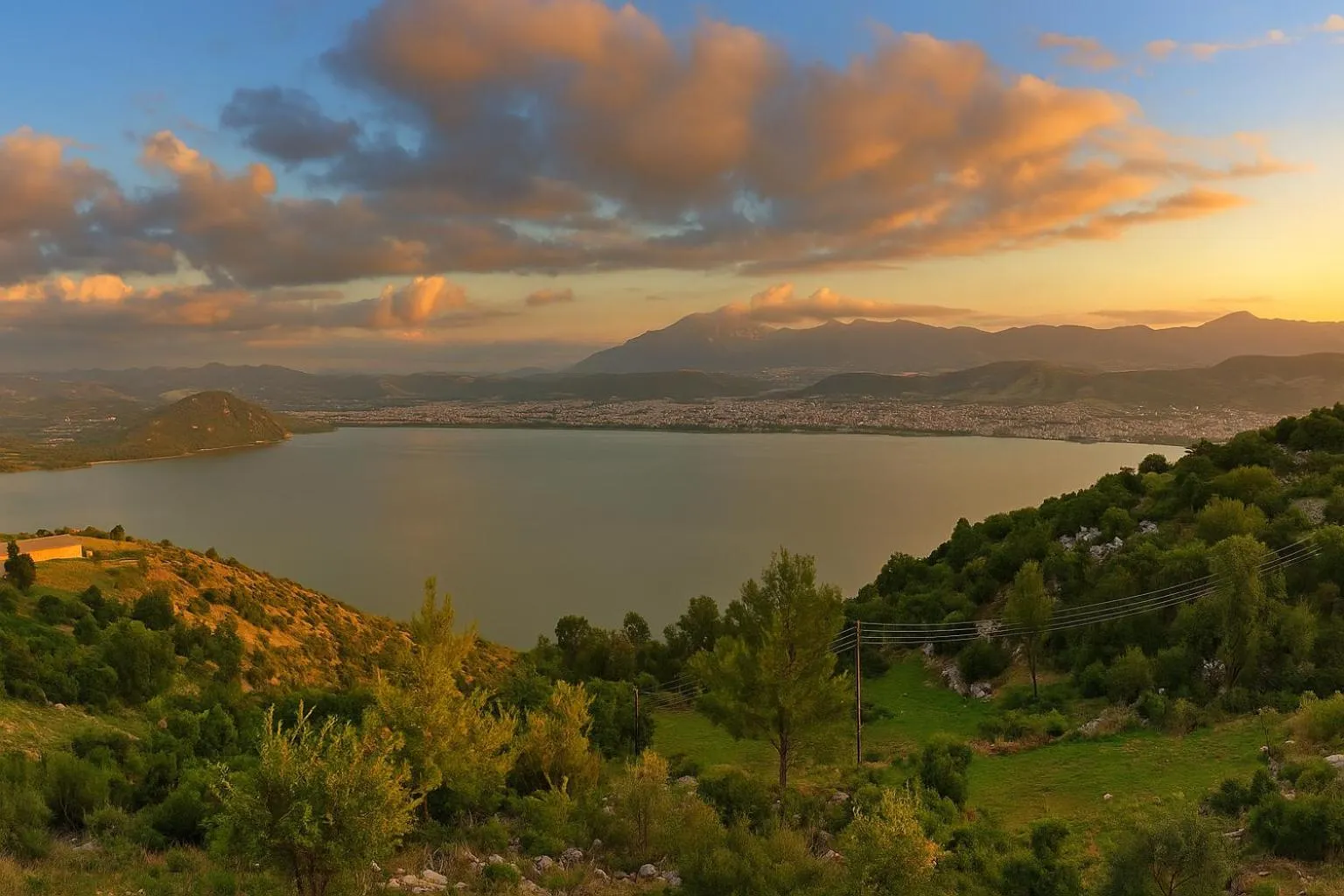 Lake view in Arktos Hotel
