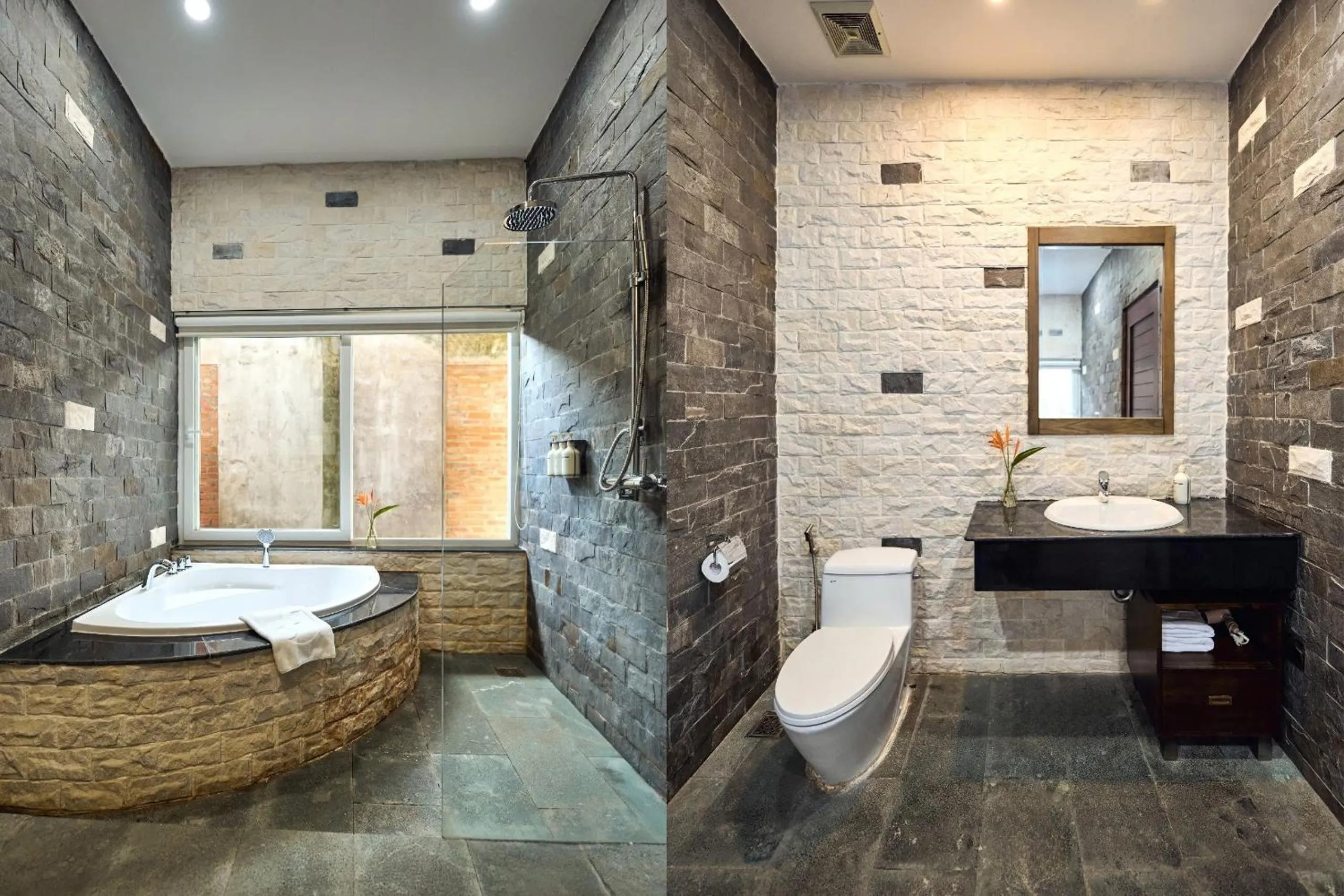 Bathroom in Famiana Green Villa - Complimentary Airport Shuttle