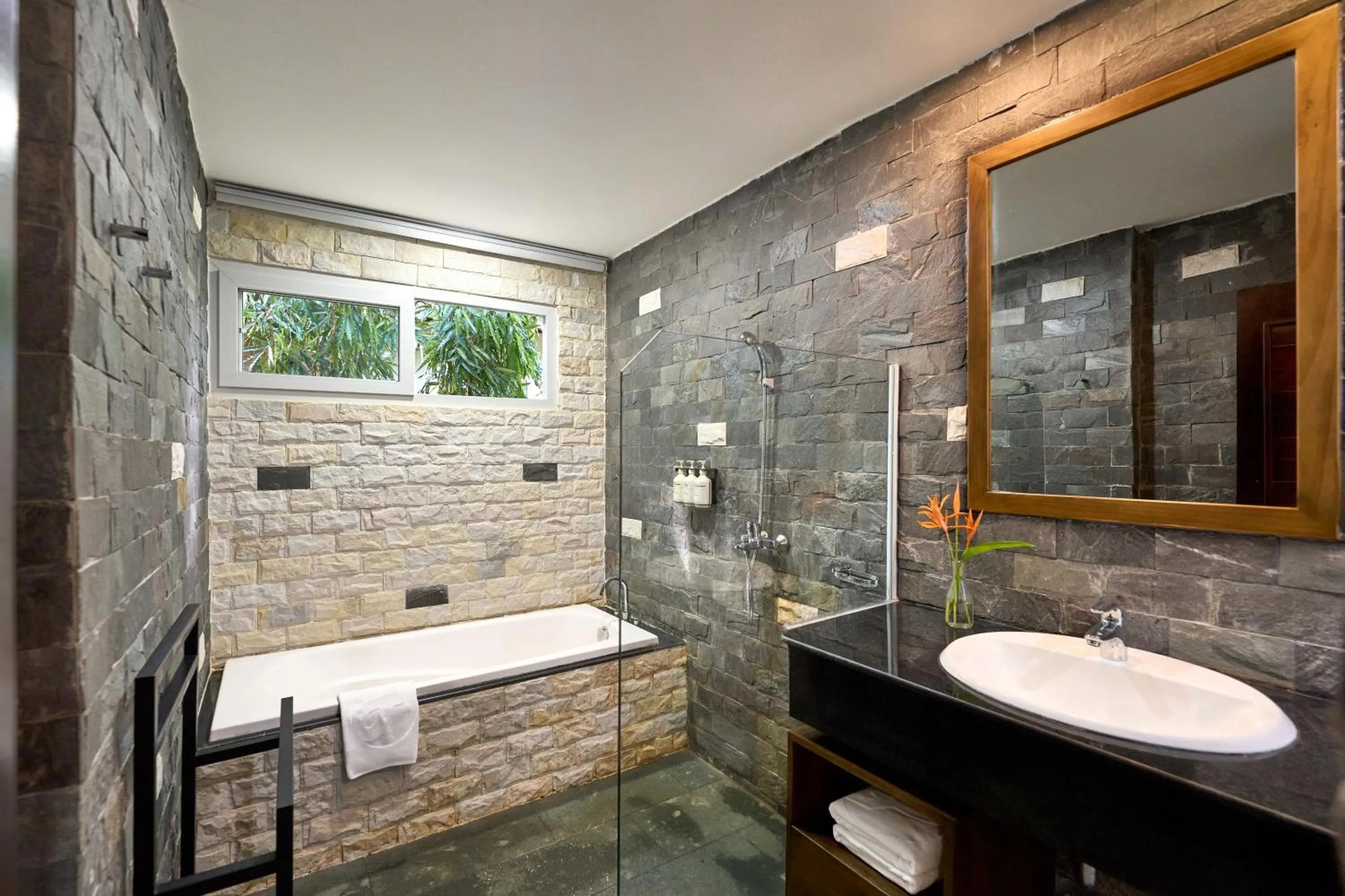 Bathroom in Famiana Green Villa - Complimentary Airport Shuttle