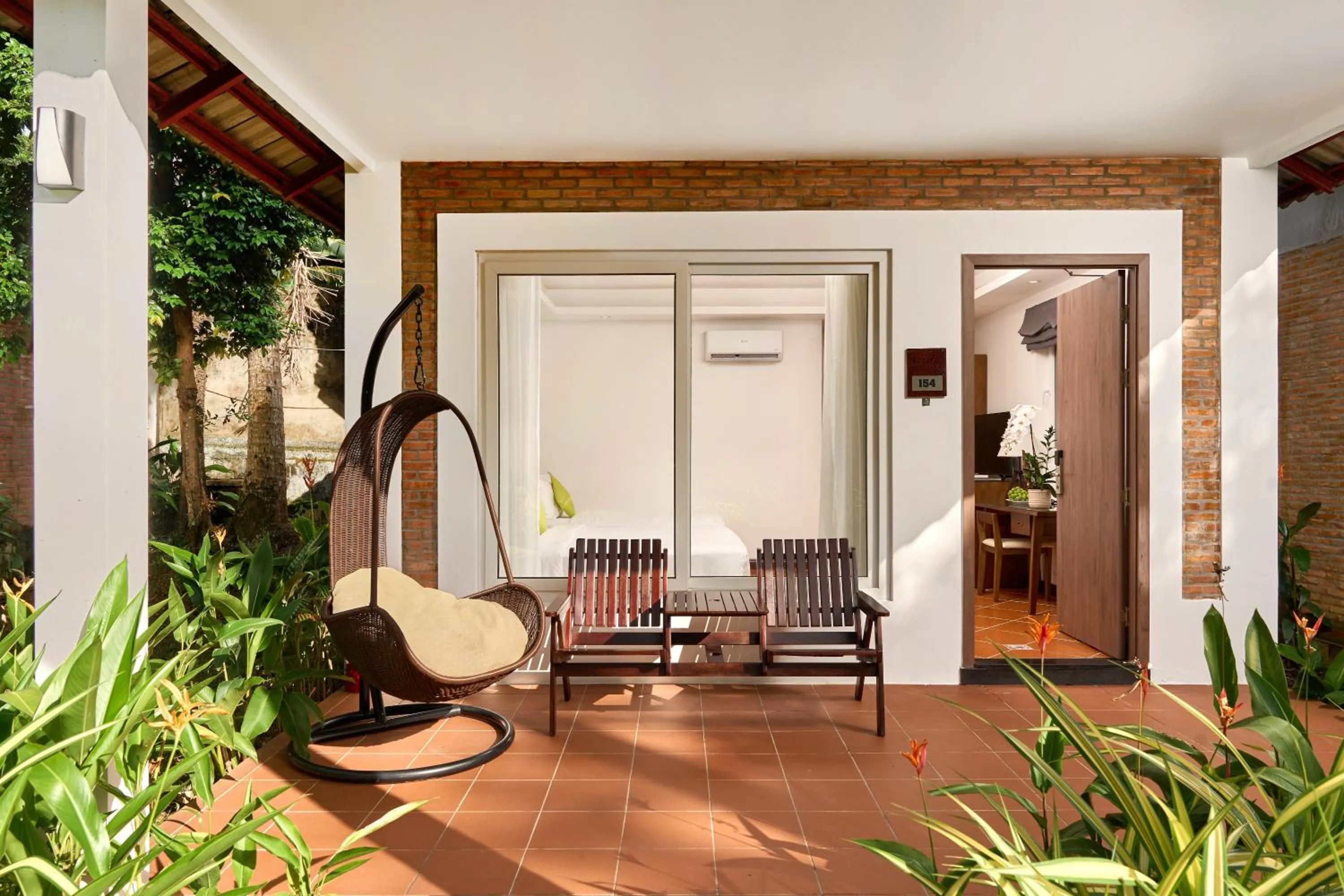 Balcony/Terrace in Famiana Green Villa - Complimentary Airport Shuttle