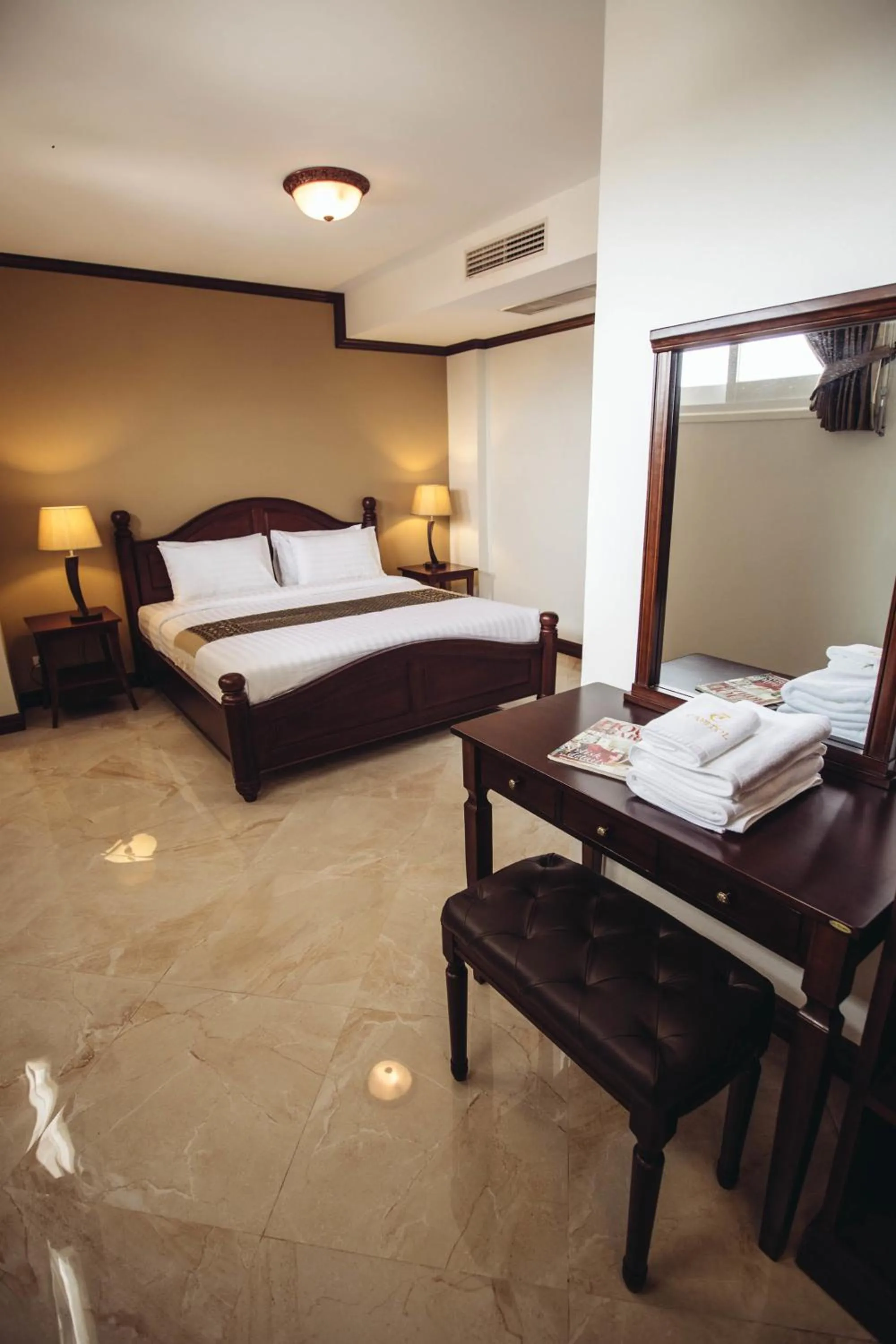 Bed in Capitol Residence