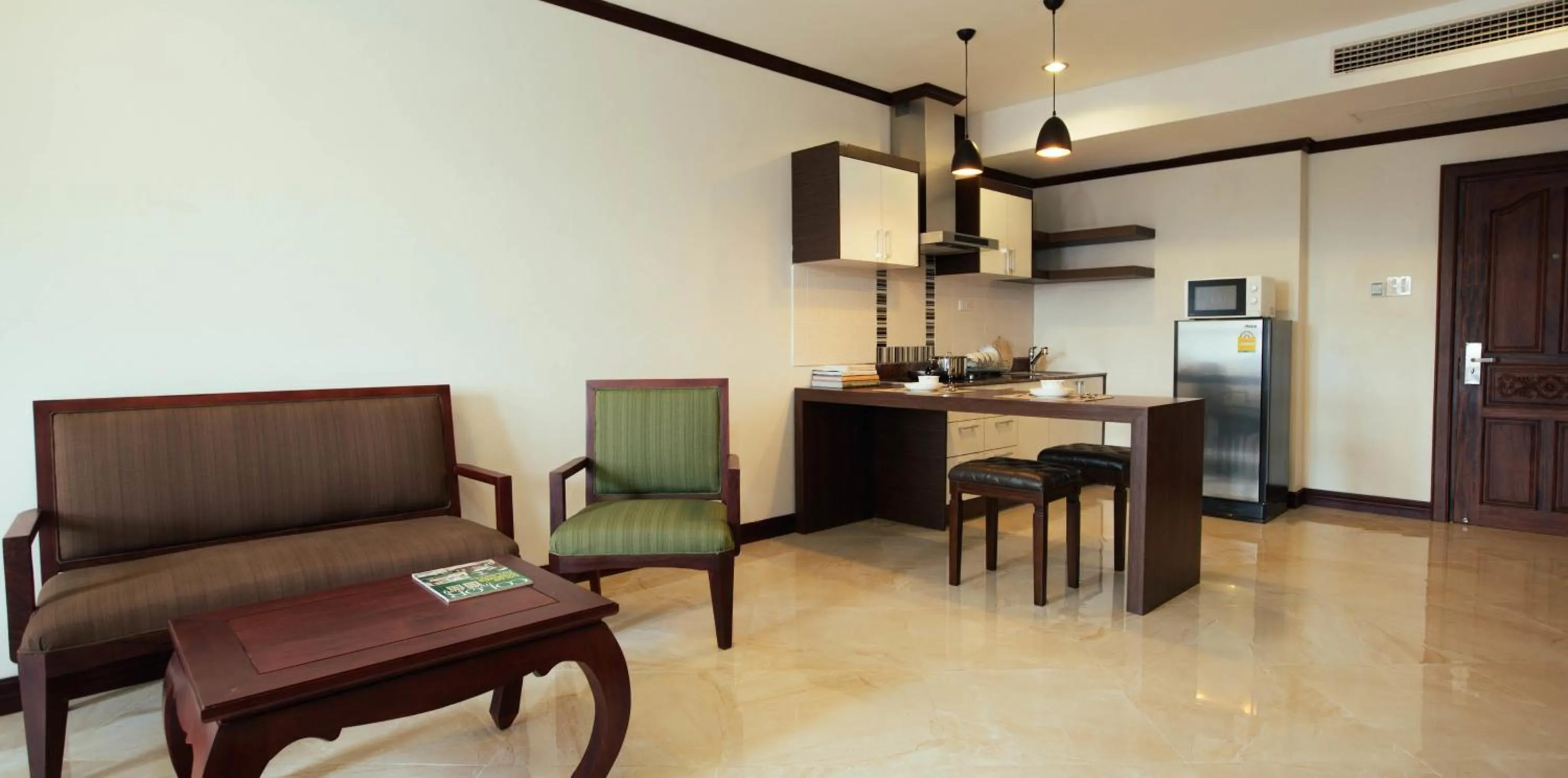 Seating area in Capitol Residence