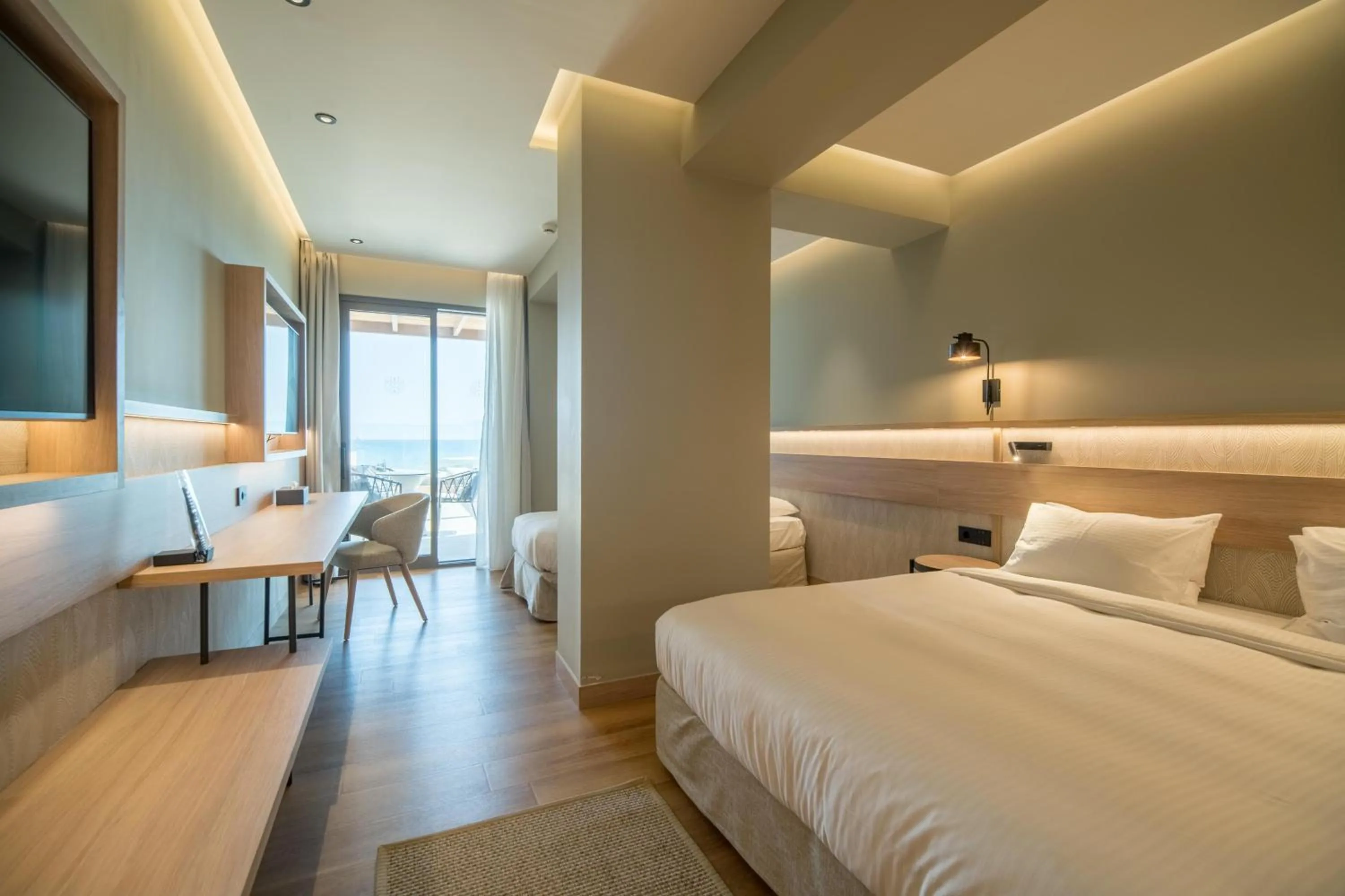 Photo of the whole room, Bed in SENSEANA Sea Side Resort & Aquadventure