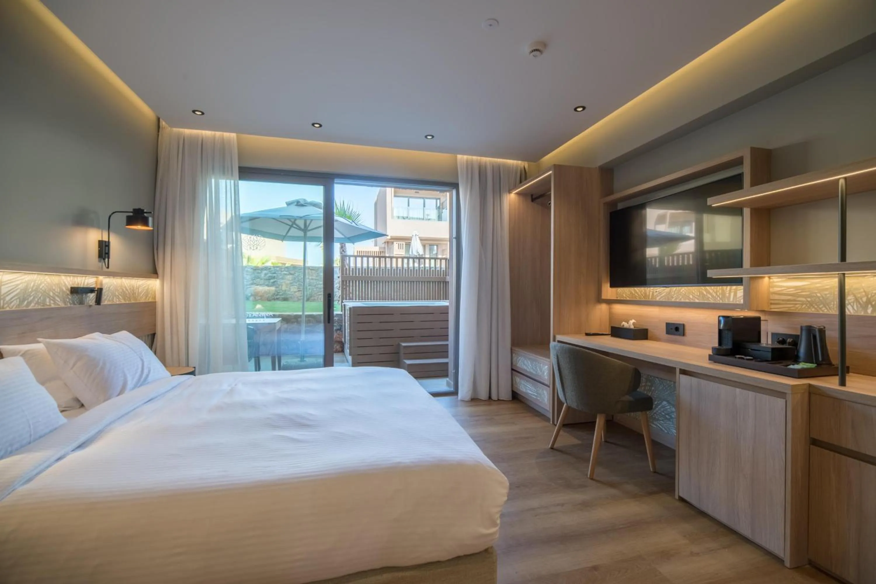 Photo of the whole room, Bed in SENSEANA Sea Side Resort & Aquadventure