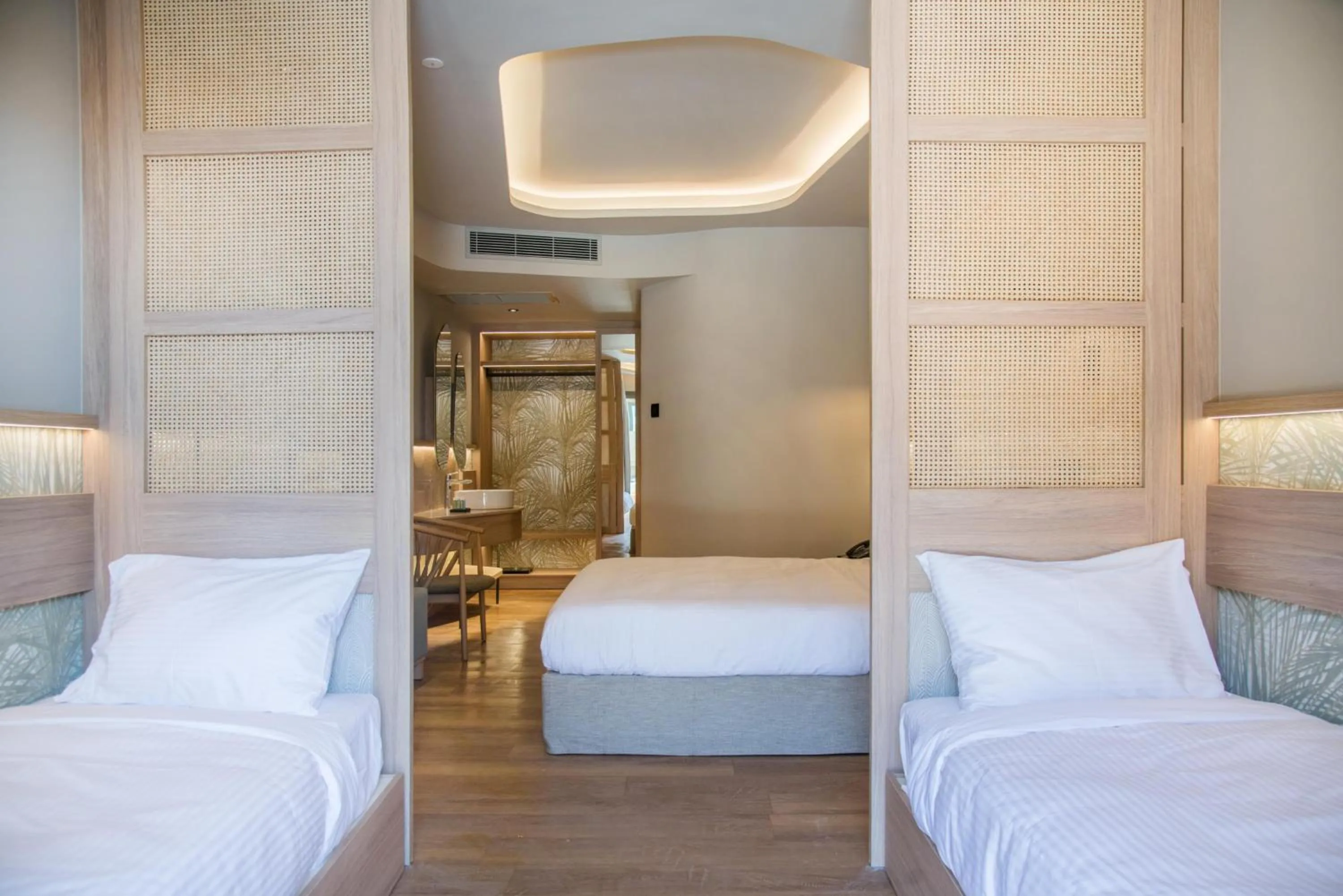 Photo of the whole room, Bed in SENSEANA Sea Side Resort & Aquadventure