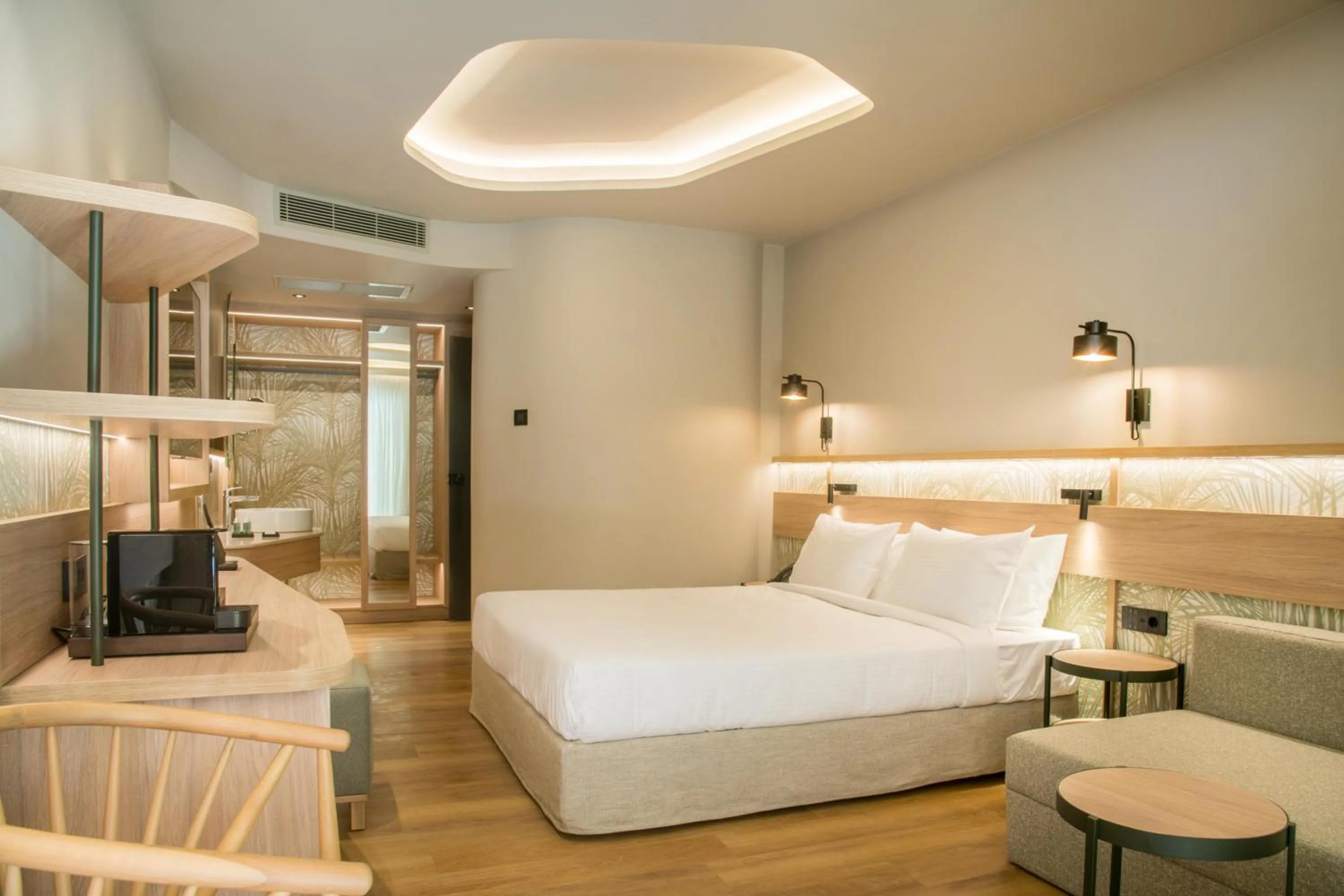 Photo of the whole room, Bed in SENSEANA Sea Side Resort & Aquadventure