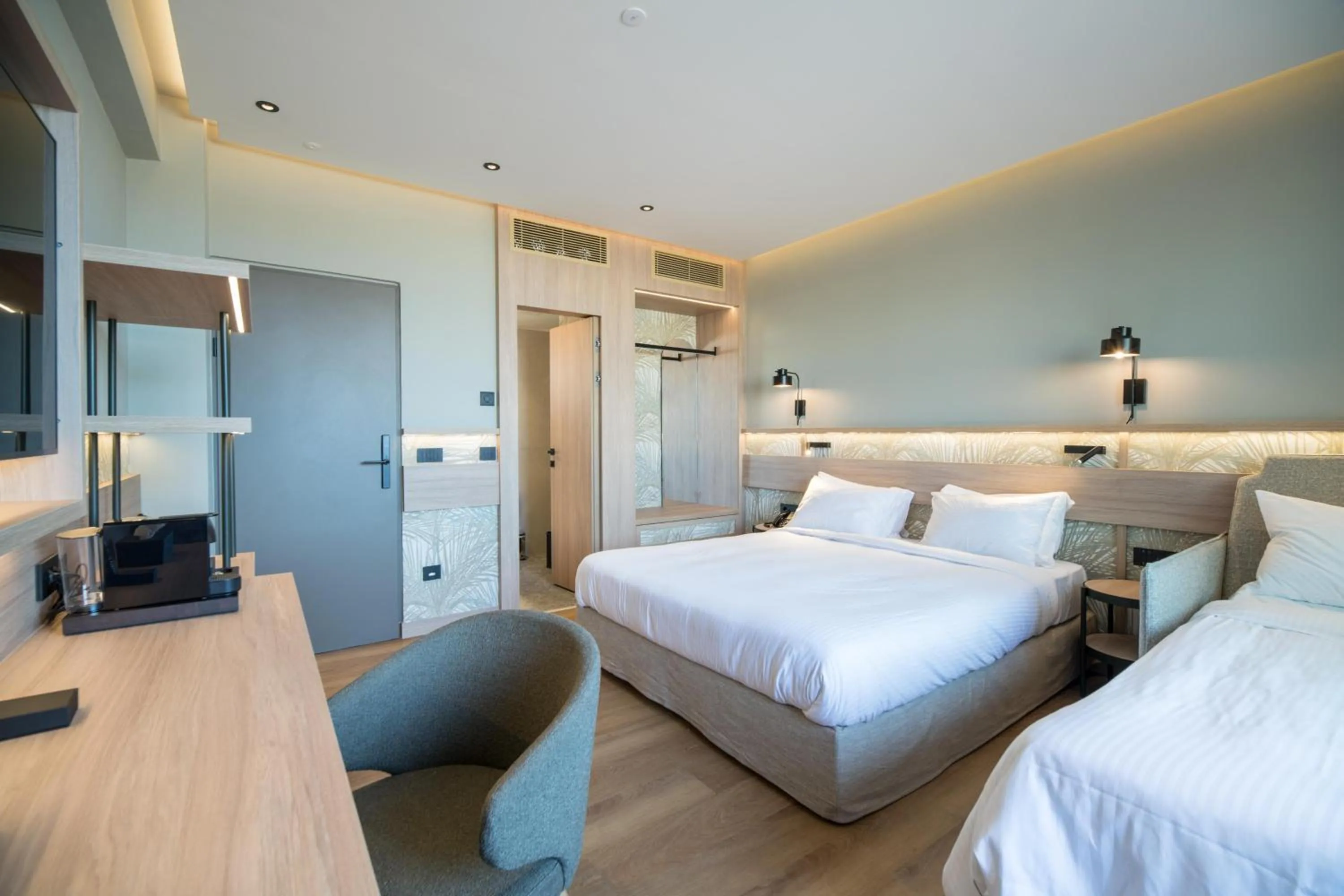 Photo of the whole room, Bed in SENSEANA Sea Side Resort & Aquadventure