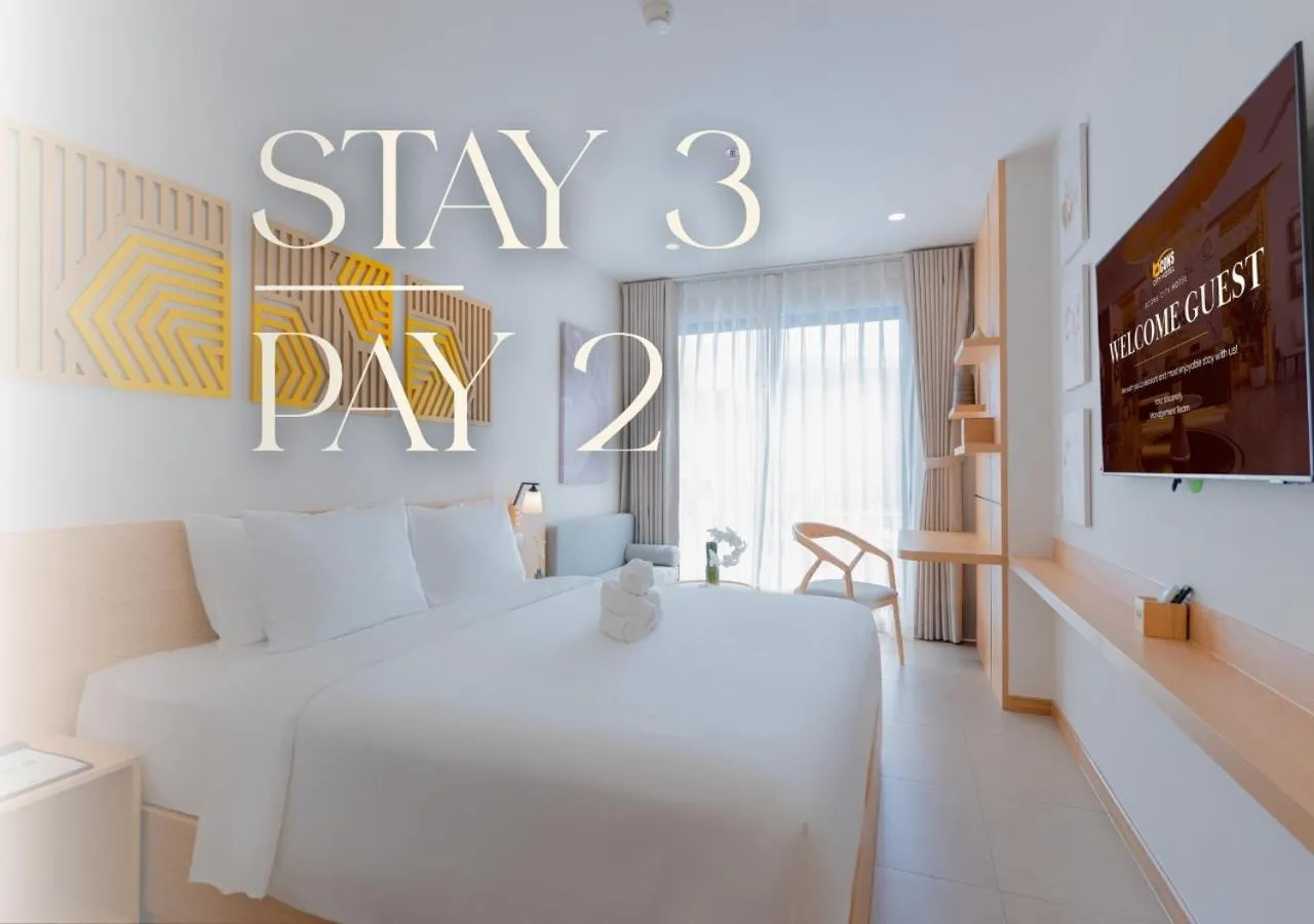 Property building, Bed in Bcons City Hotel