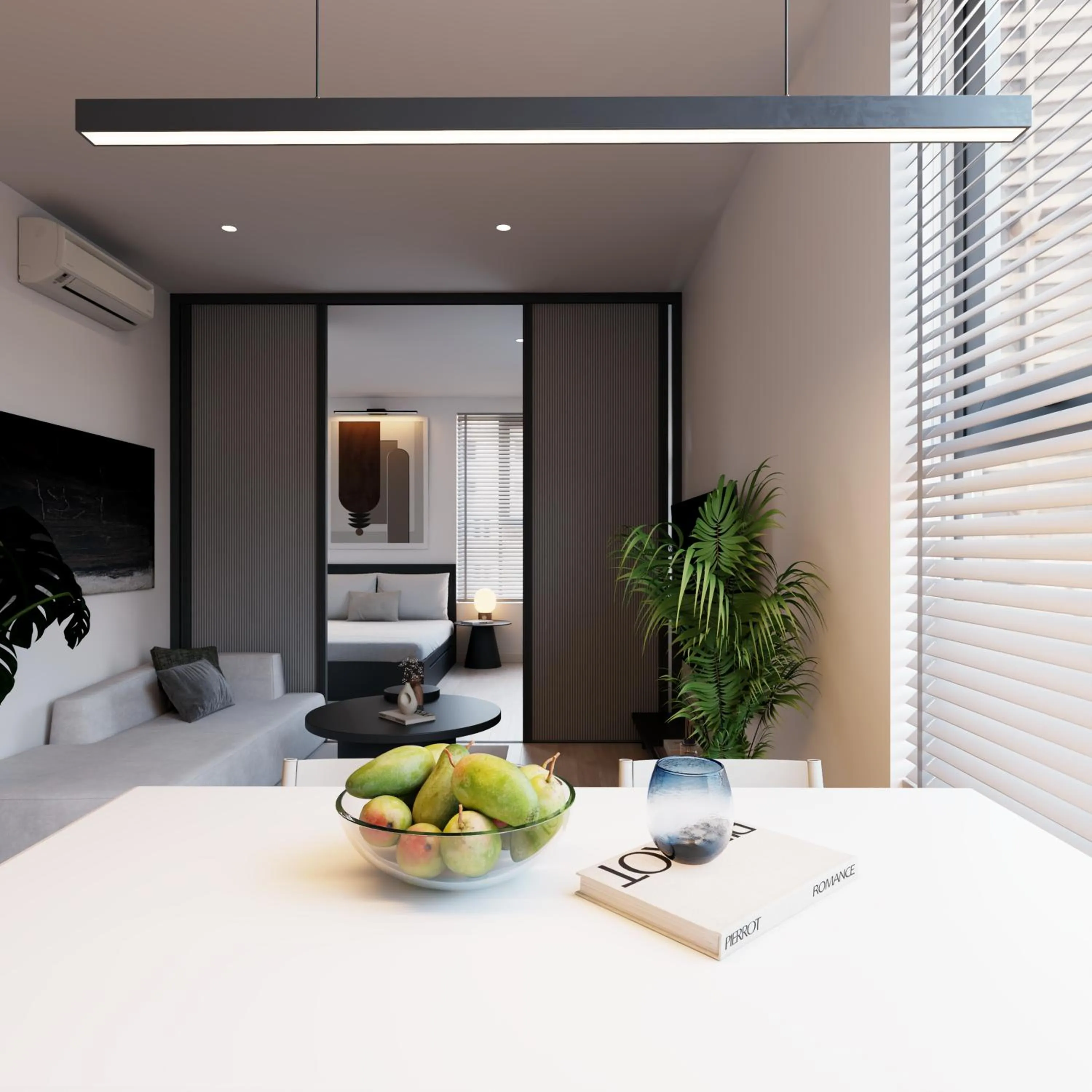 Living room, Bed in Bcons City Hotel