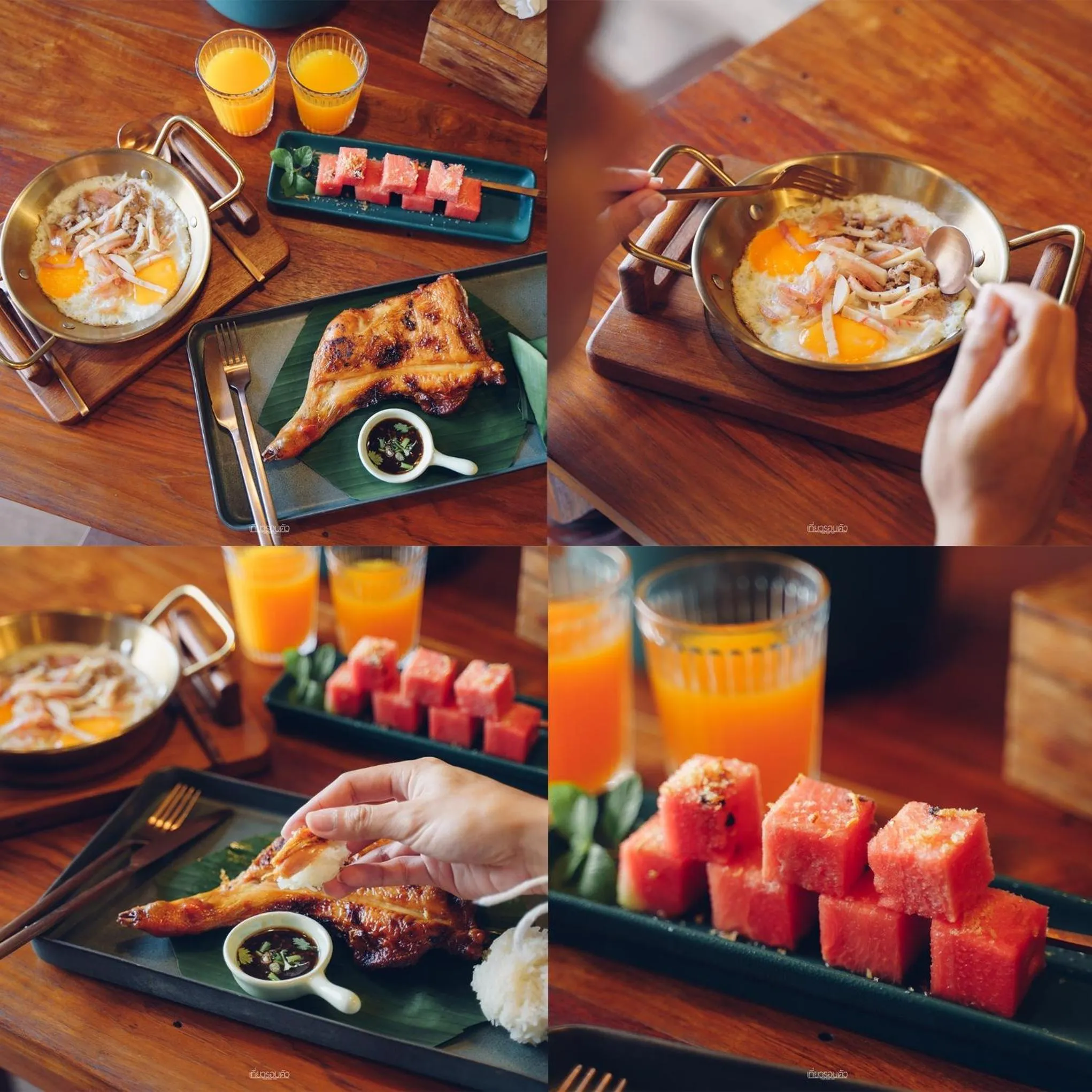 Breakfast in Suneta Hotel Chiangkhan Soi 6