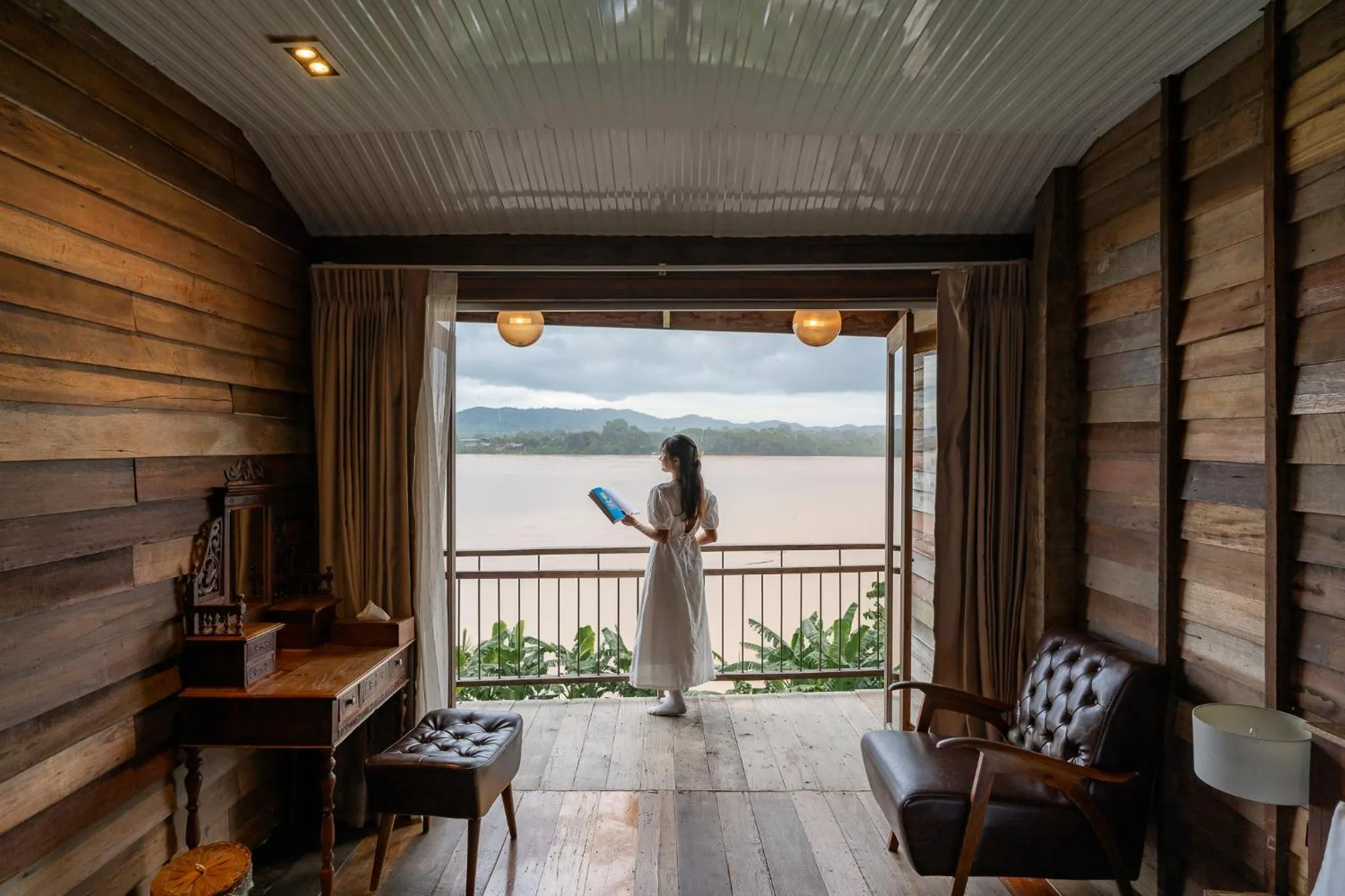 Balcony/Terrace in Suneta Hotel Chiangkhan Soi 6