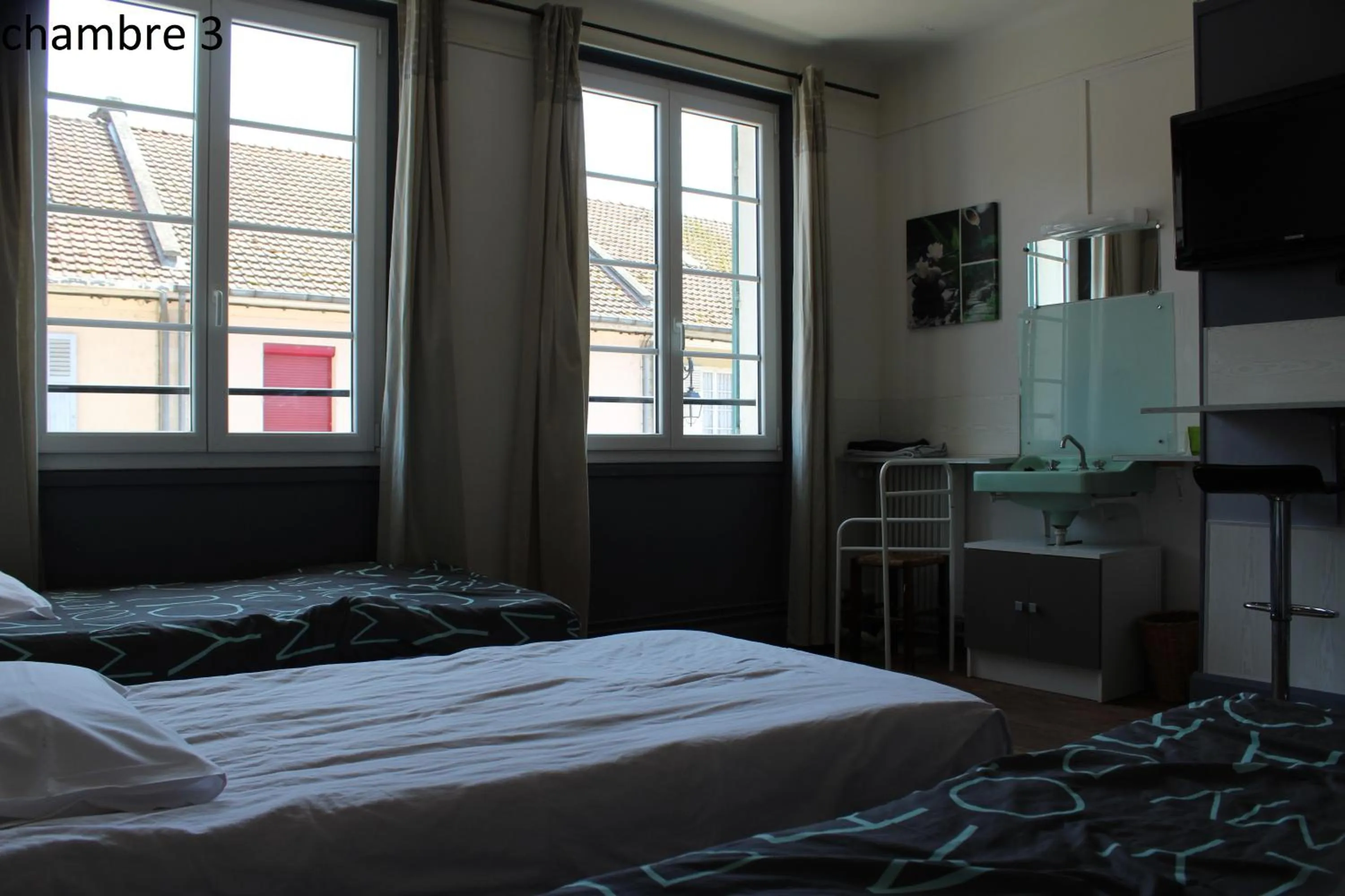 Bed in Hôtel le Dervois