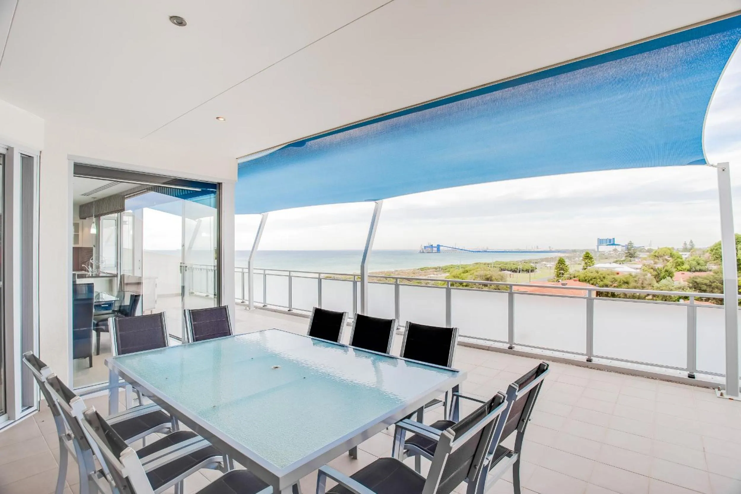 Balcony/Terrace in Spinnakers by Rockingham Apartments