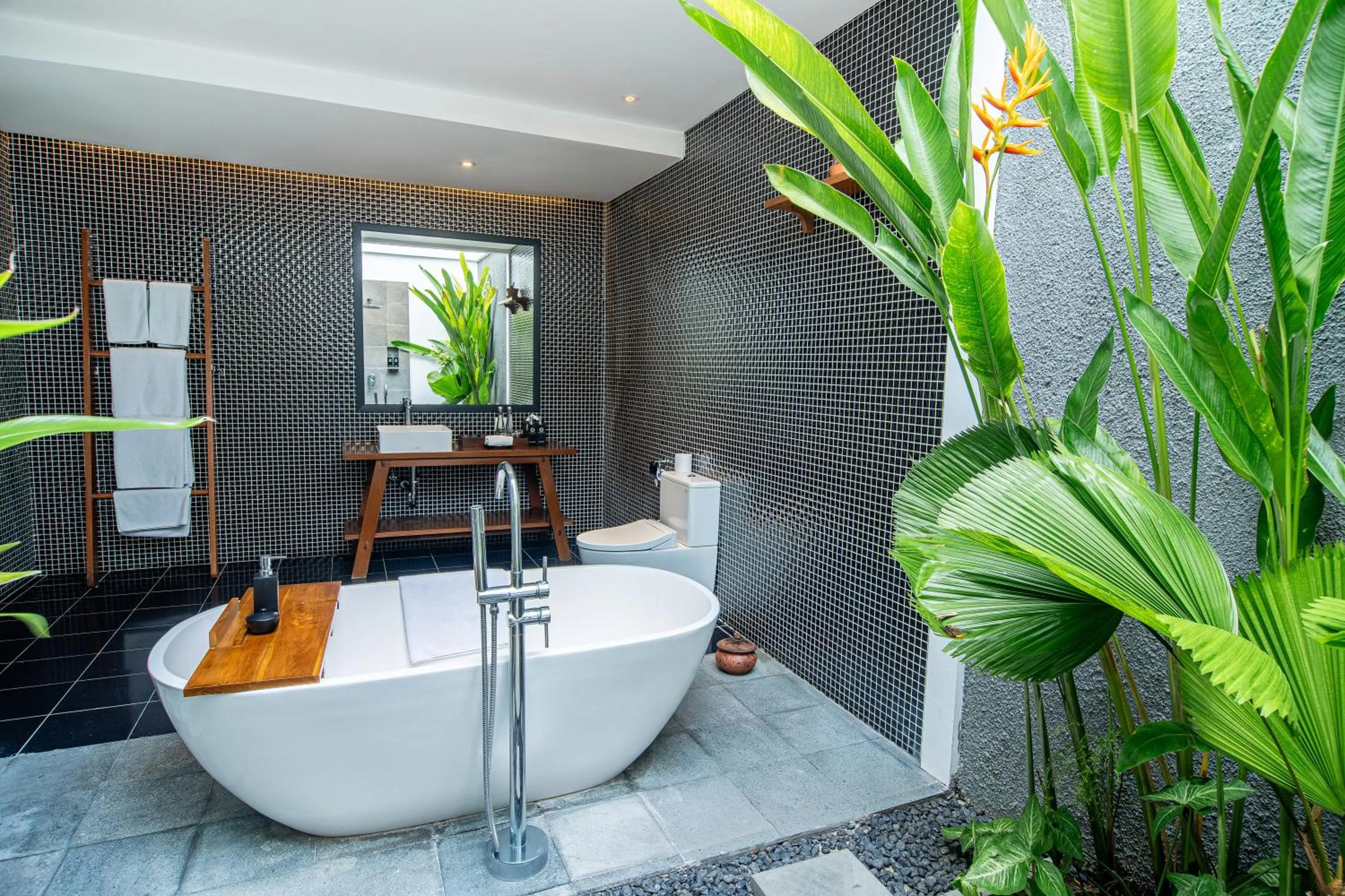Bathroom in Abia Villa Legian