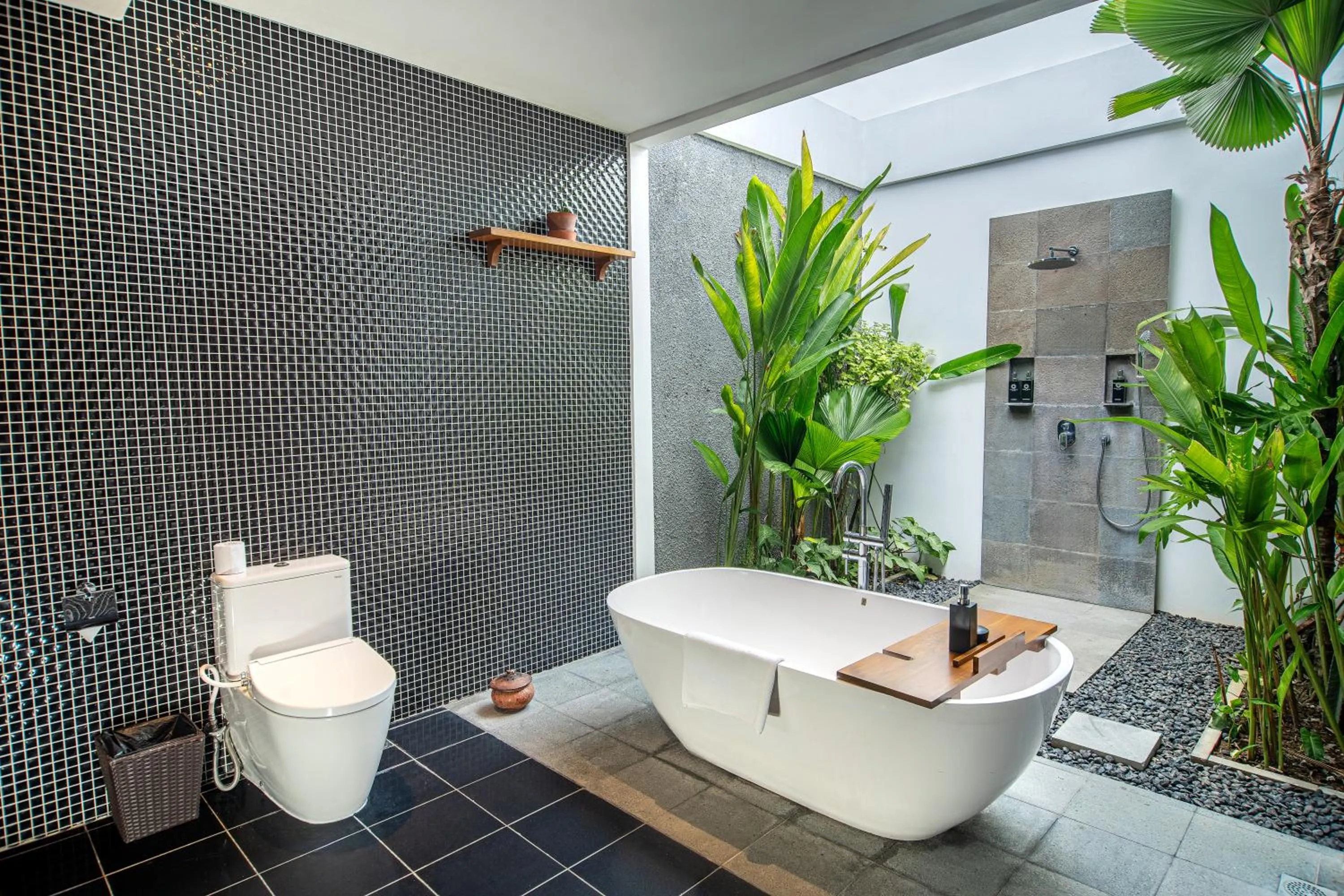 Bathroom in Abia Villa Legian