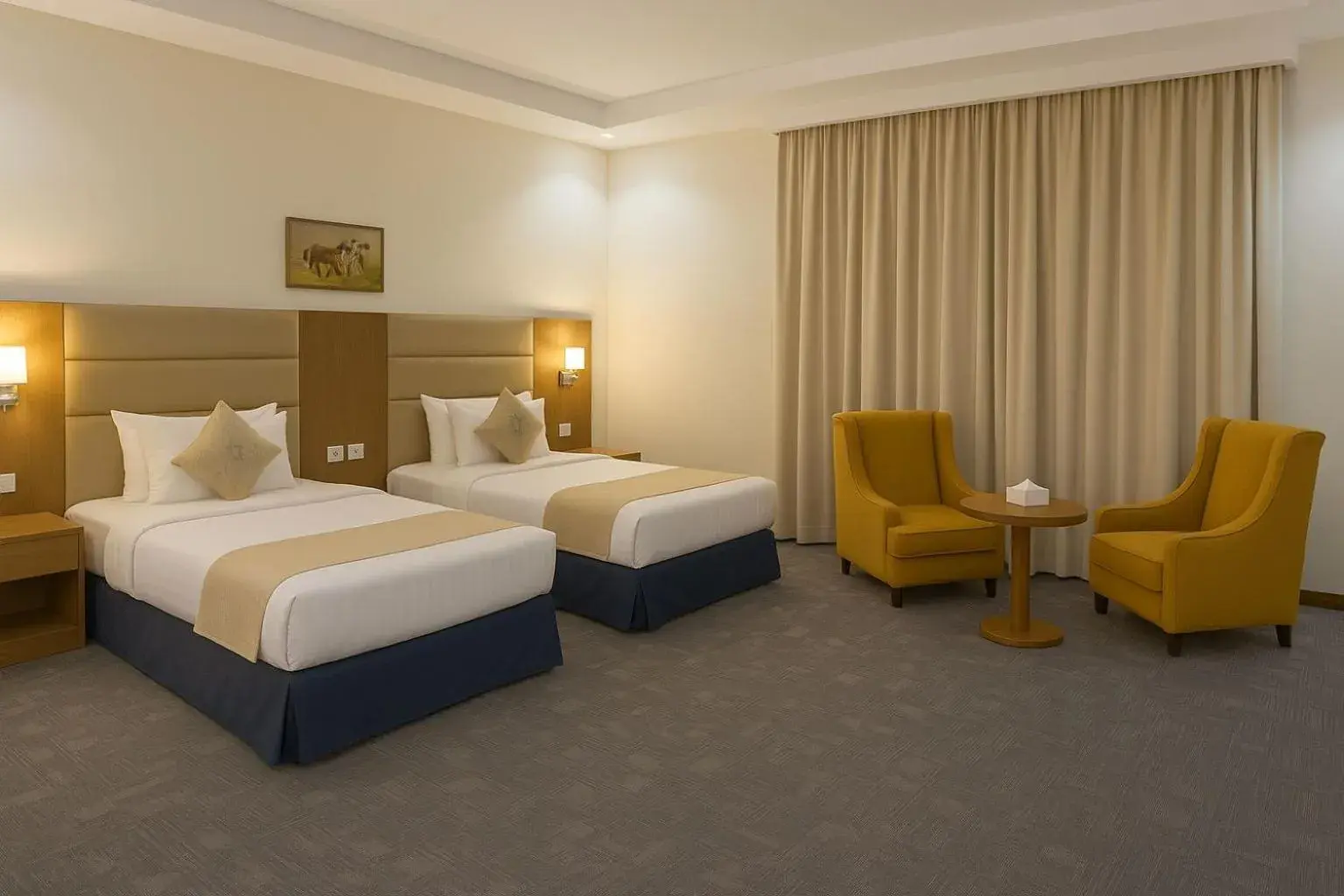 Deluxe Twin Room in Tamr Inn Hotel Deluxe Twin Room in Tamr Inn Hotel