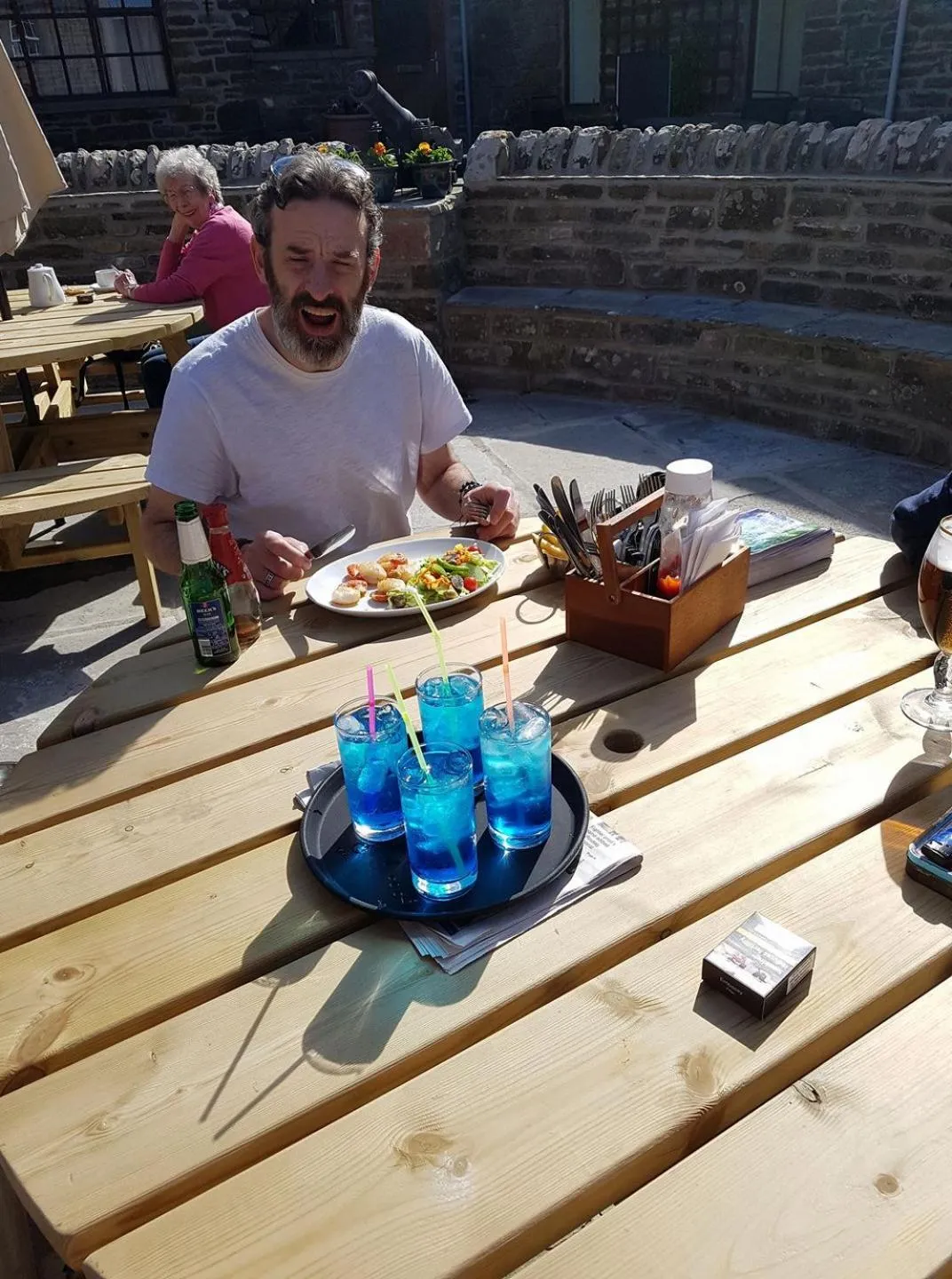 Garden in Murray Arms Hotel and Seafood Restaurant, Orkney